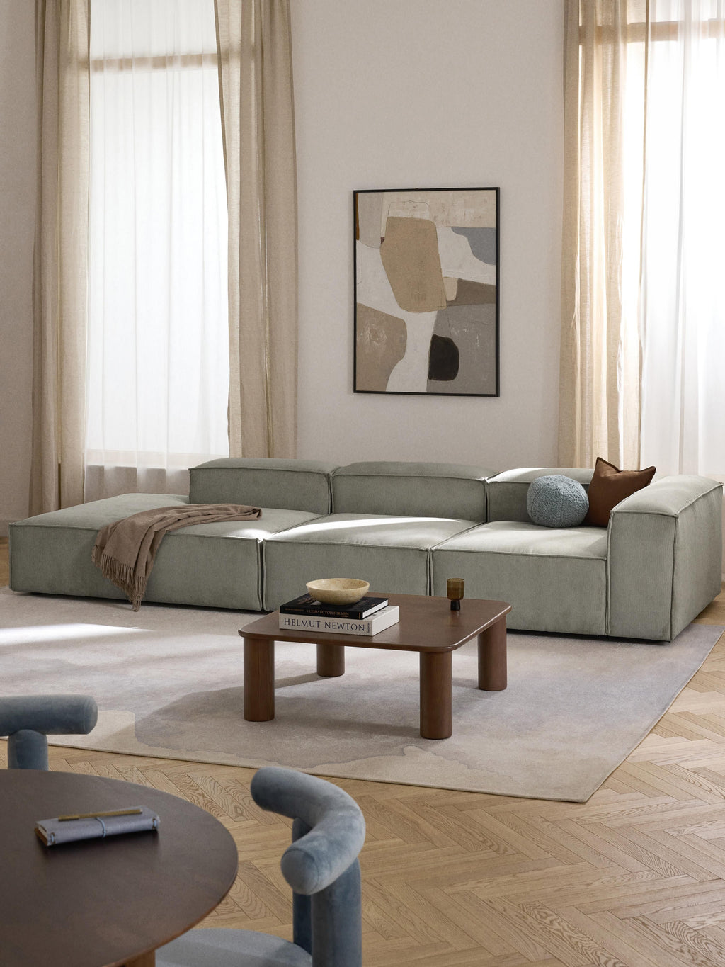 Lennon XL Corduroy Modular Ottoman