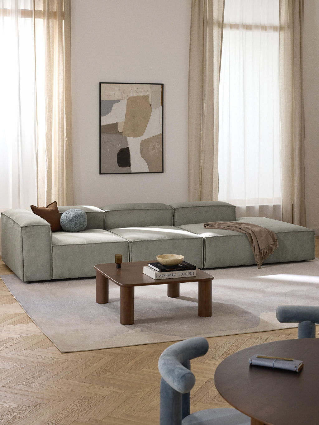 Lennon XL Corduroy Modular Ottoman