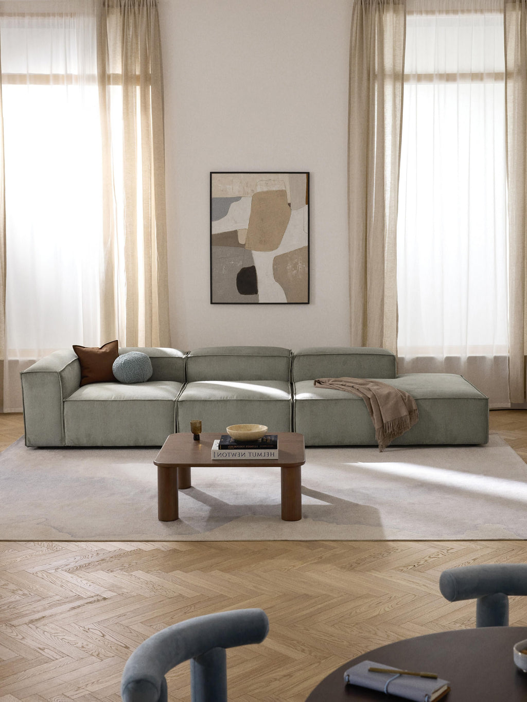 Lennon XL Corduroy Modular Ottoman