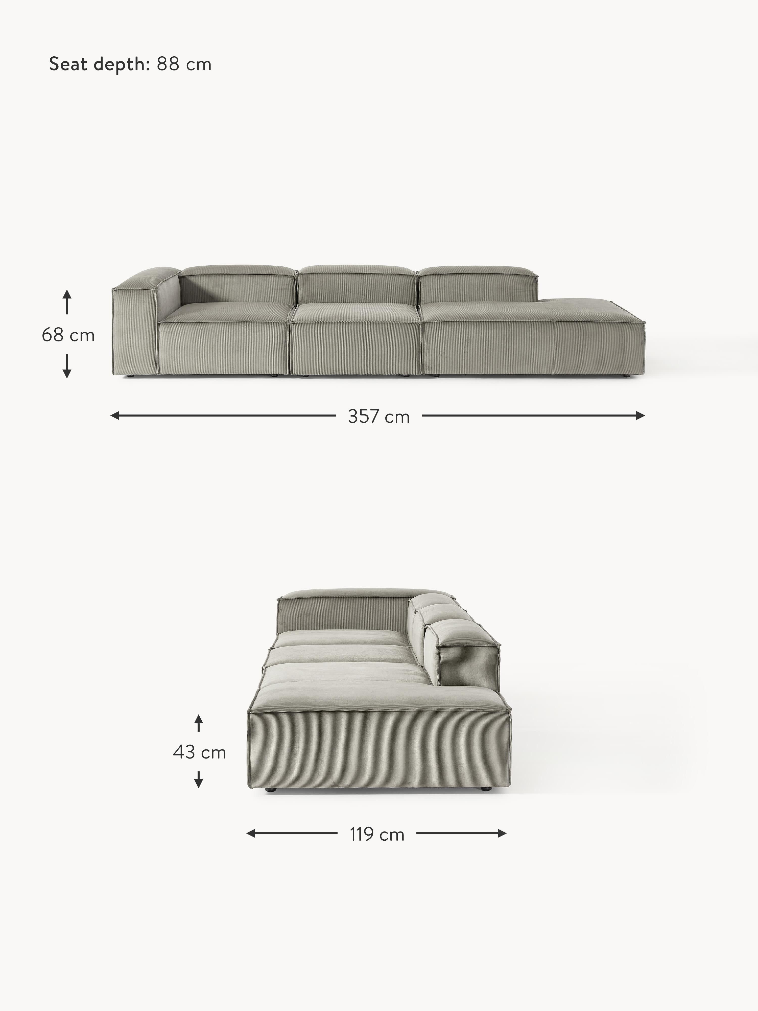 Lennon XL Corduroy Modular Ottoman