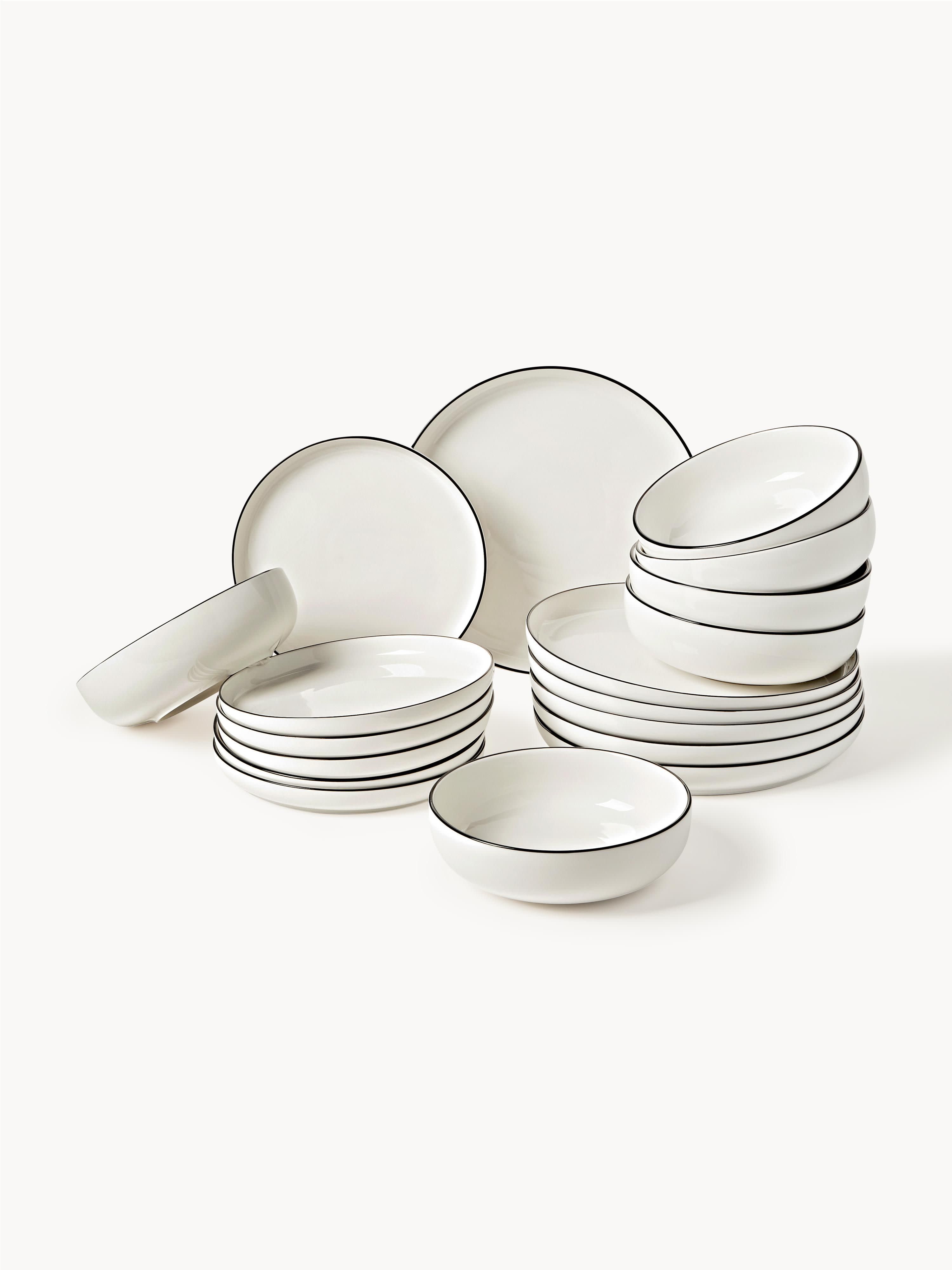 Gallery image 1 - Porcelain Tableware Set Facile