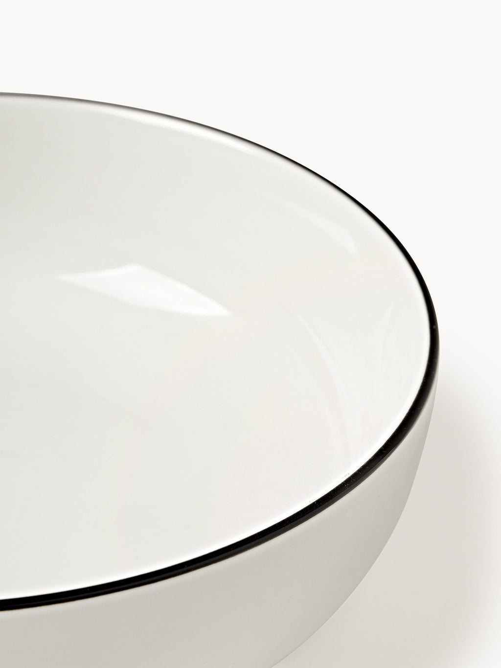 Facile Porcelain Tableware Set, 6 People, Set of 18