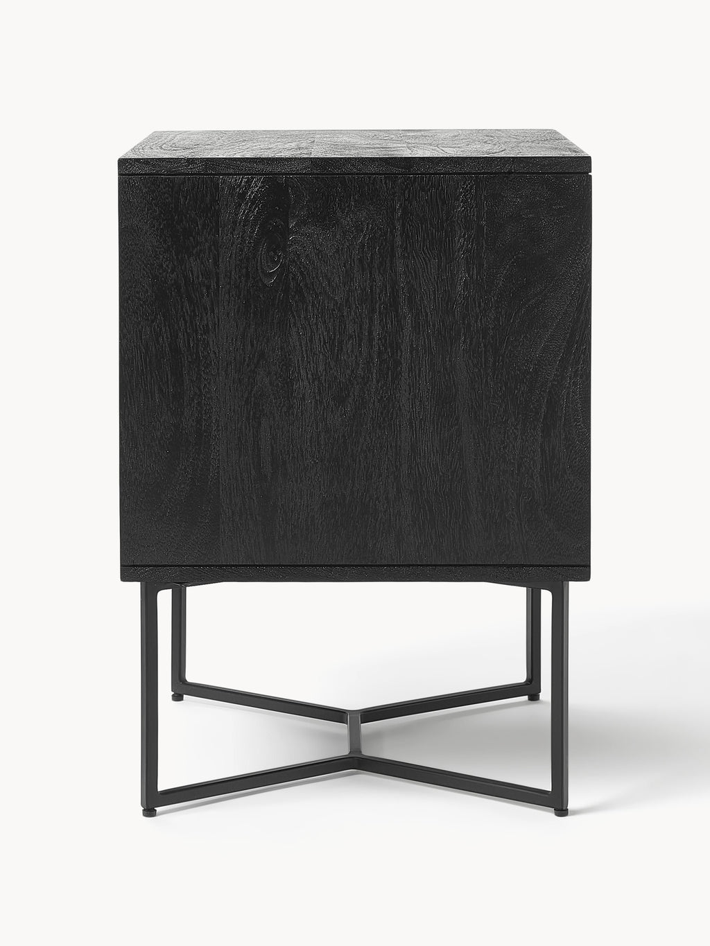 Luca Mango Wood Bedside Table with Drawer