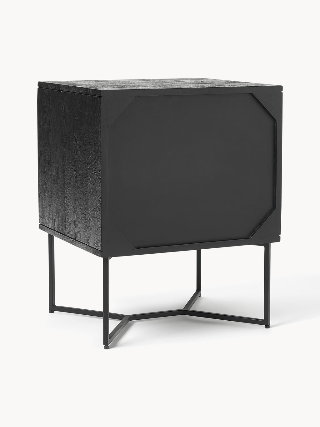 Luca Mango Wood Bedside Table with Drawer
