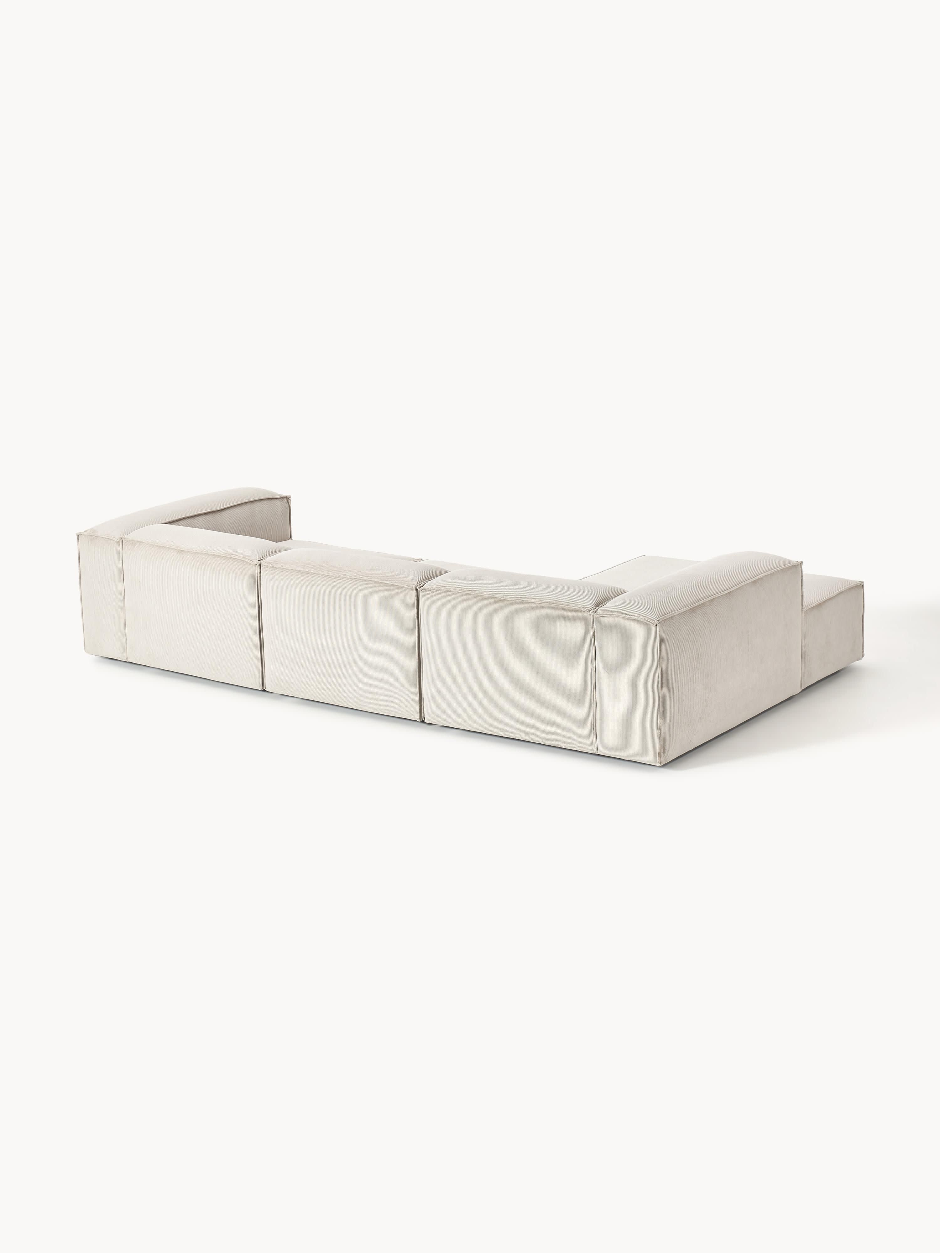 Lennon Corduroy Modular Corner Sofa (4-seater)