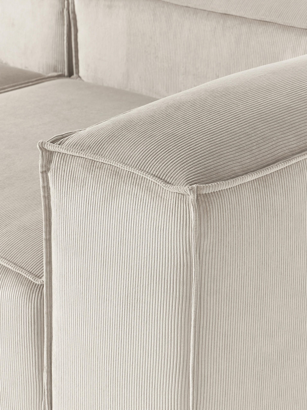 Lennon Corduroy Modular Corner Sofa (4-seater)