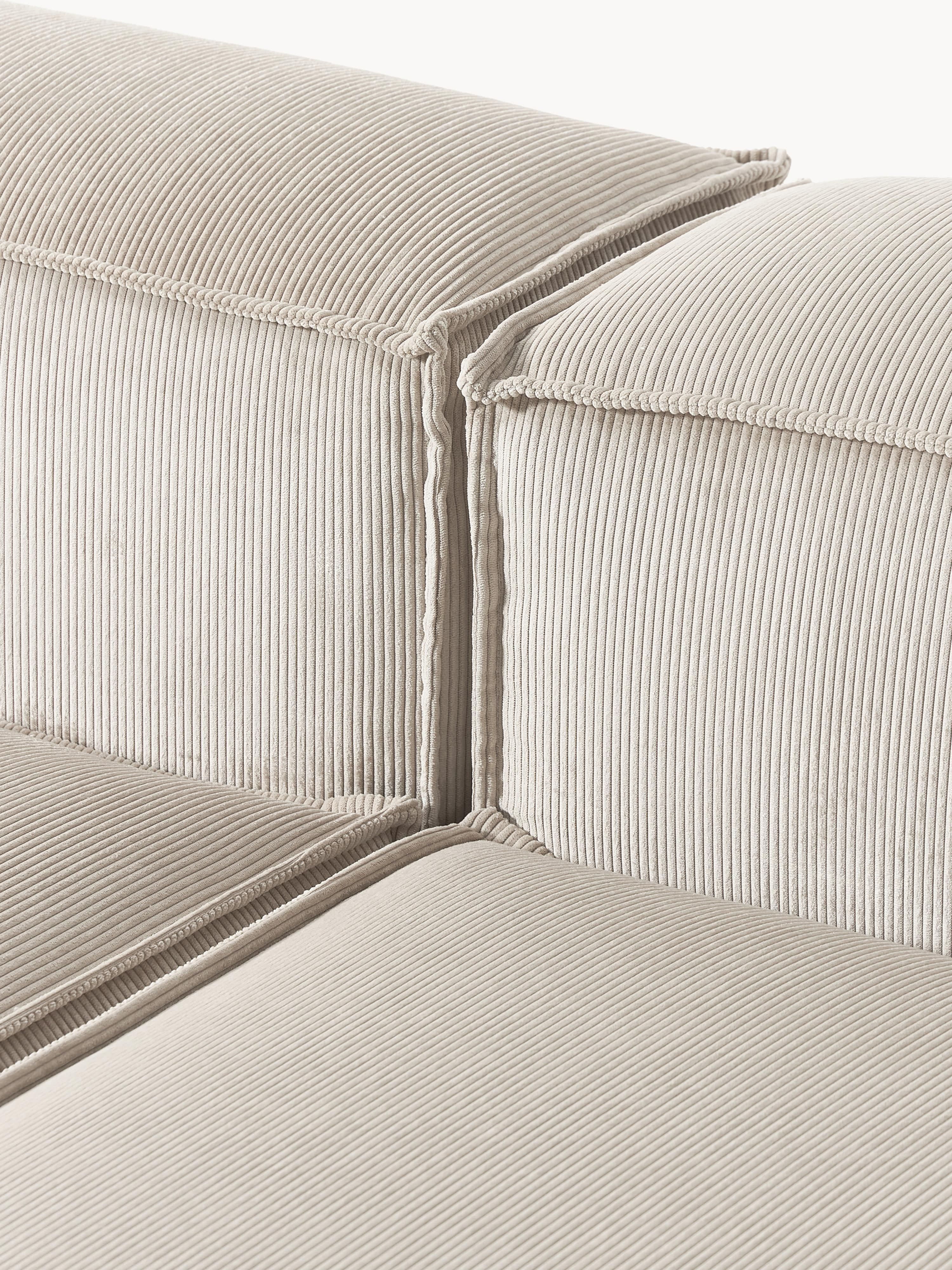 Lennon Corduroy Modular Corner Sofa (4-seater)
