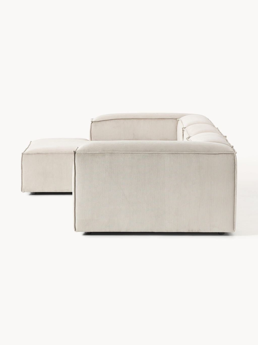 Lennon Corduroy Modular Corner Sofa (4-seater)