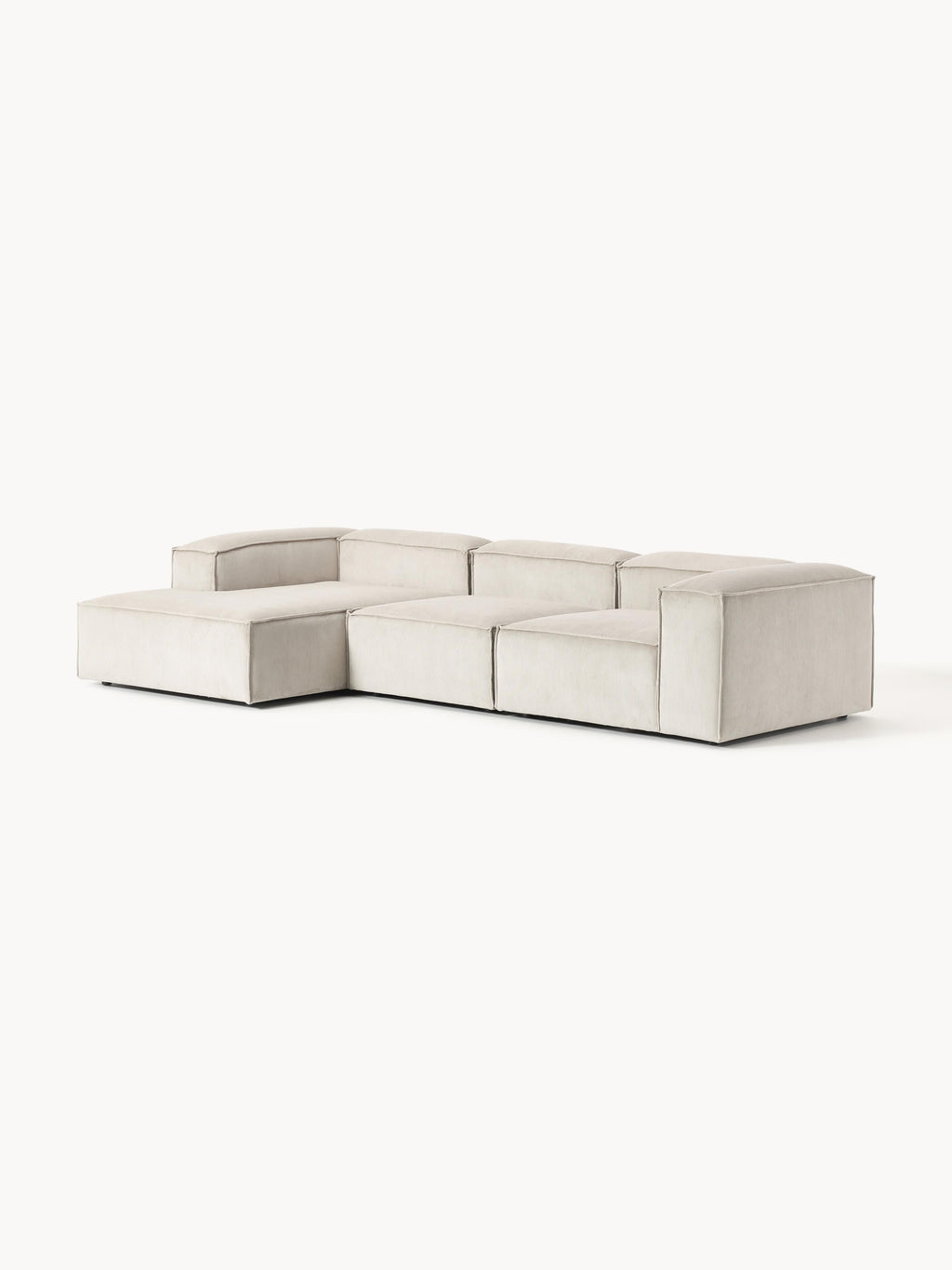Lennon Corduroy Modular Corner Sofa (4-seater)