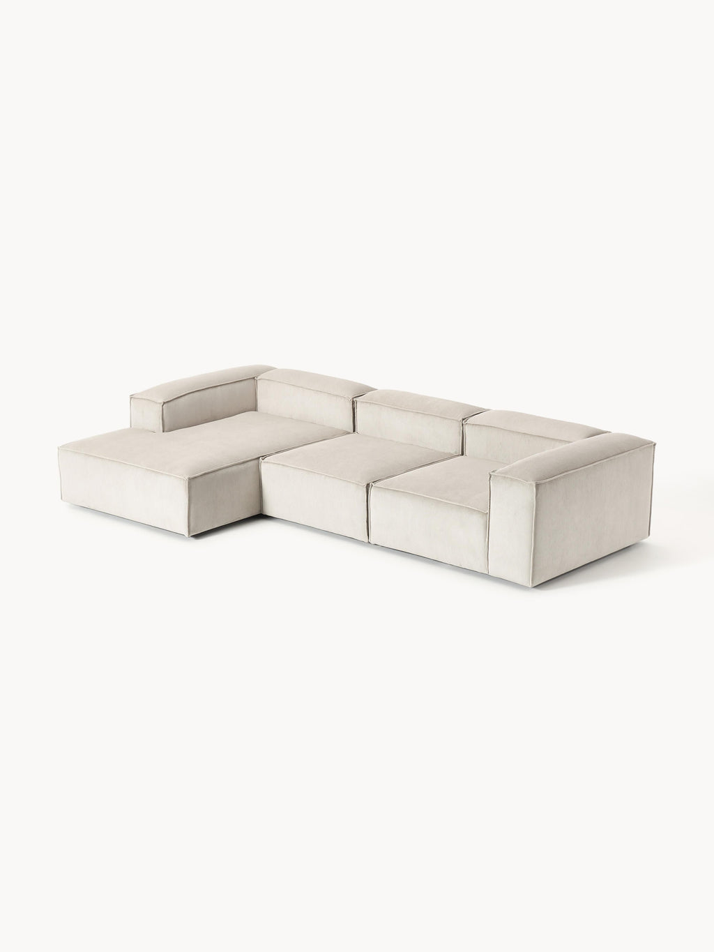 Lennon Corduroy Modular Corner Sofa (4-seater)
