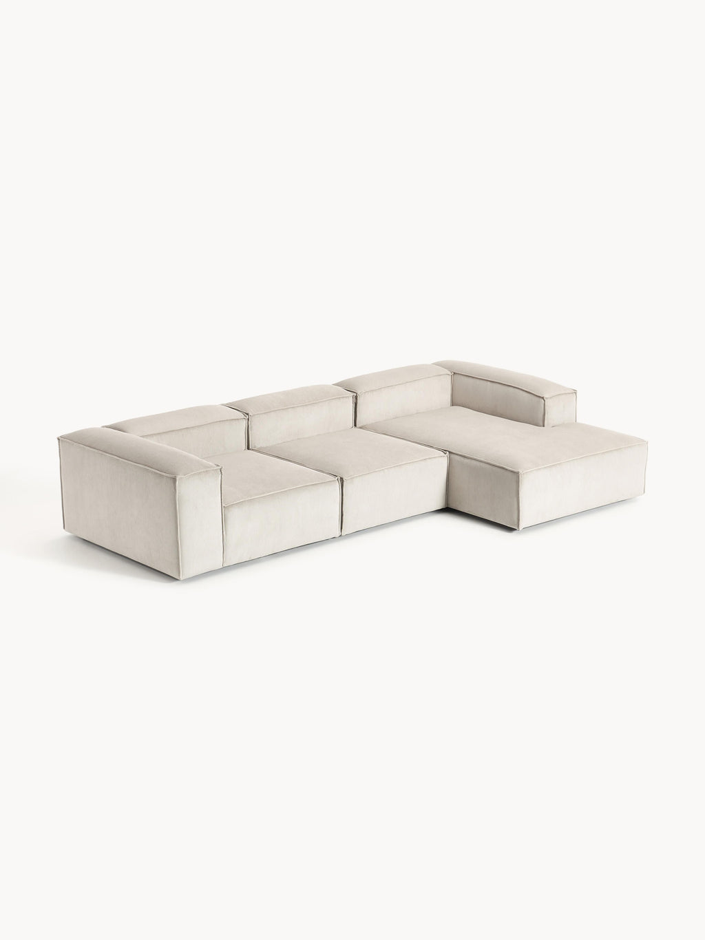 Lennon Corduroy Modular Corner Sofa (4-seater)