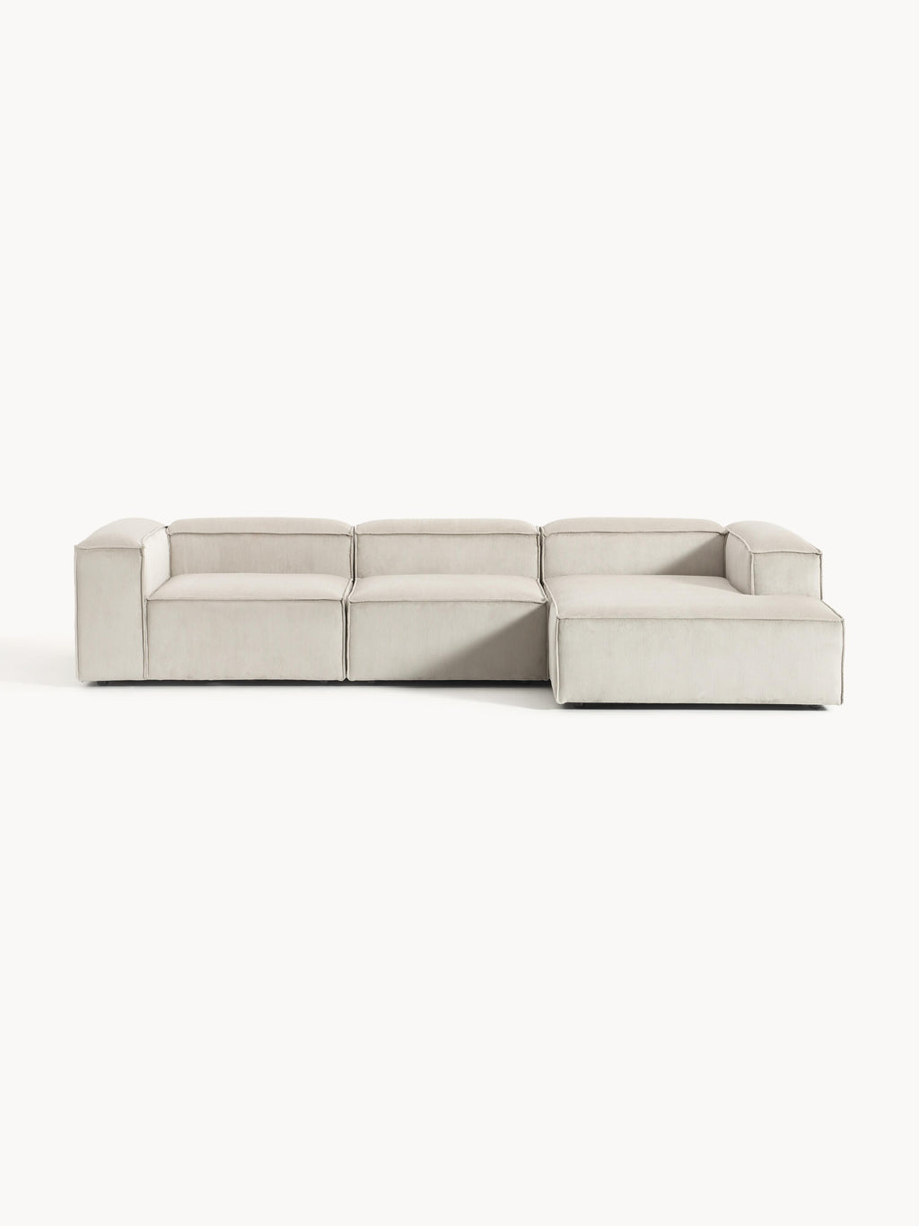Lennon Corduroy Modular Corner Sofa (4-seater)