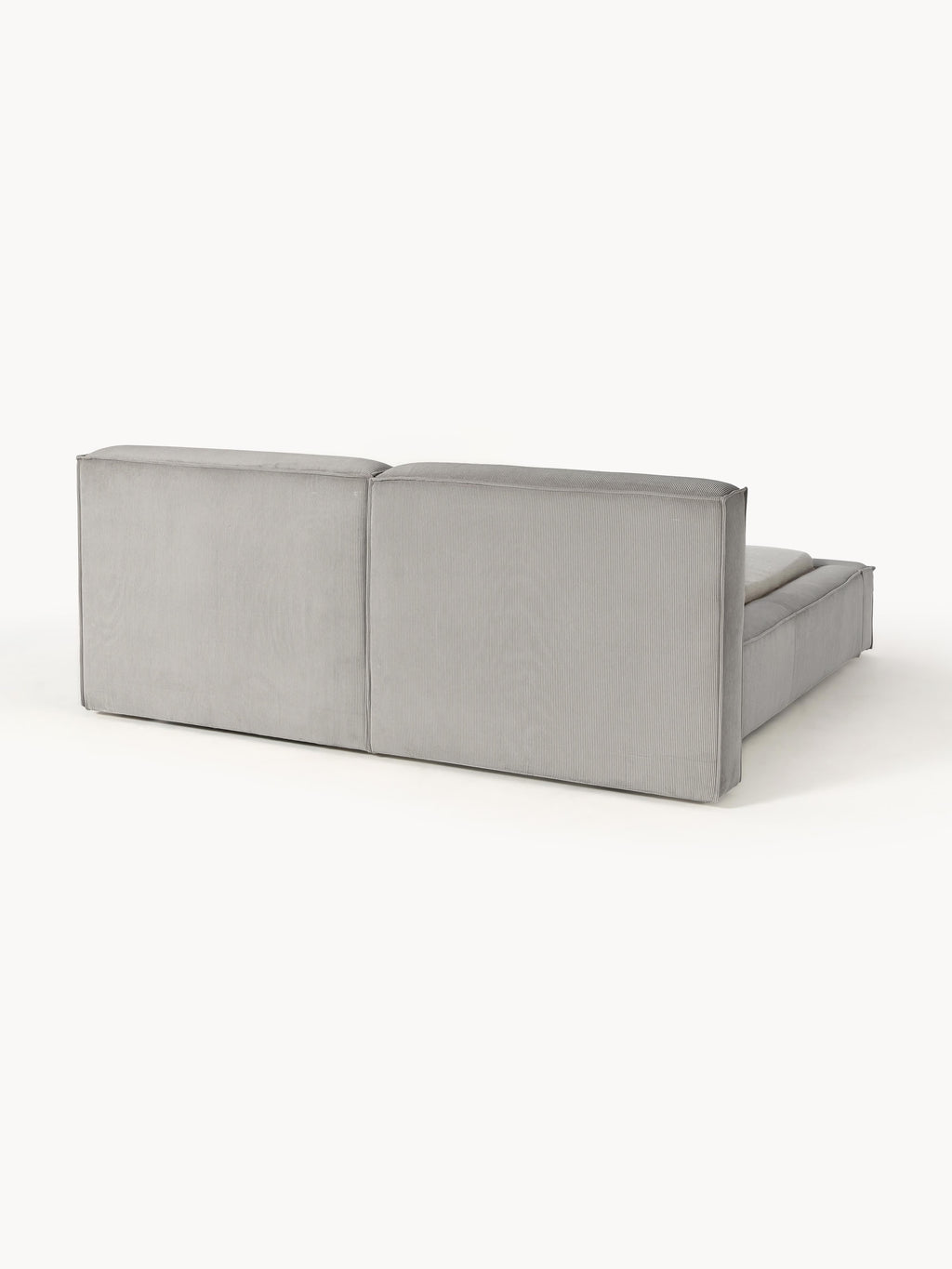 Lennon Upholstered Corduroy Bed with Storage Space
