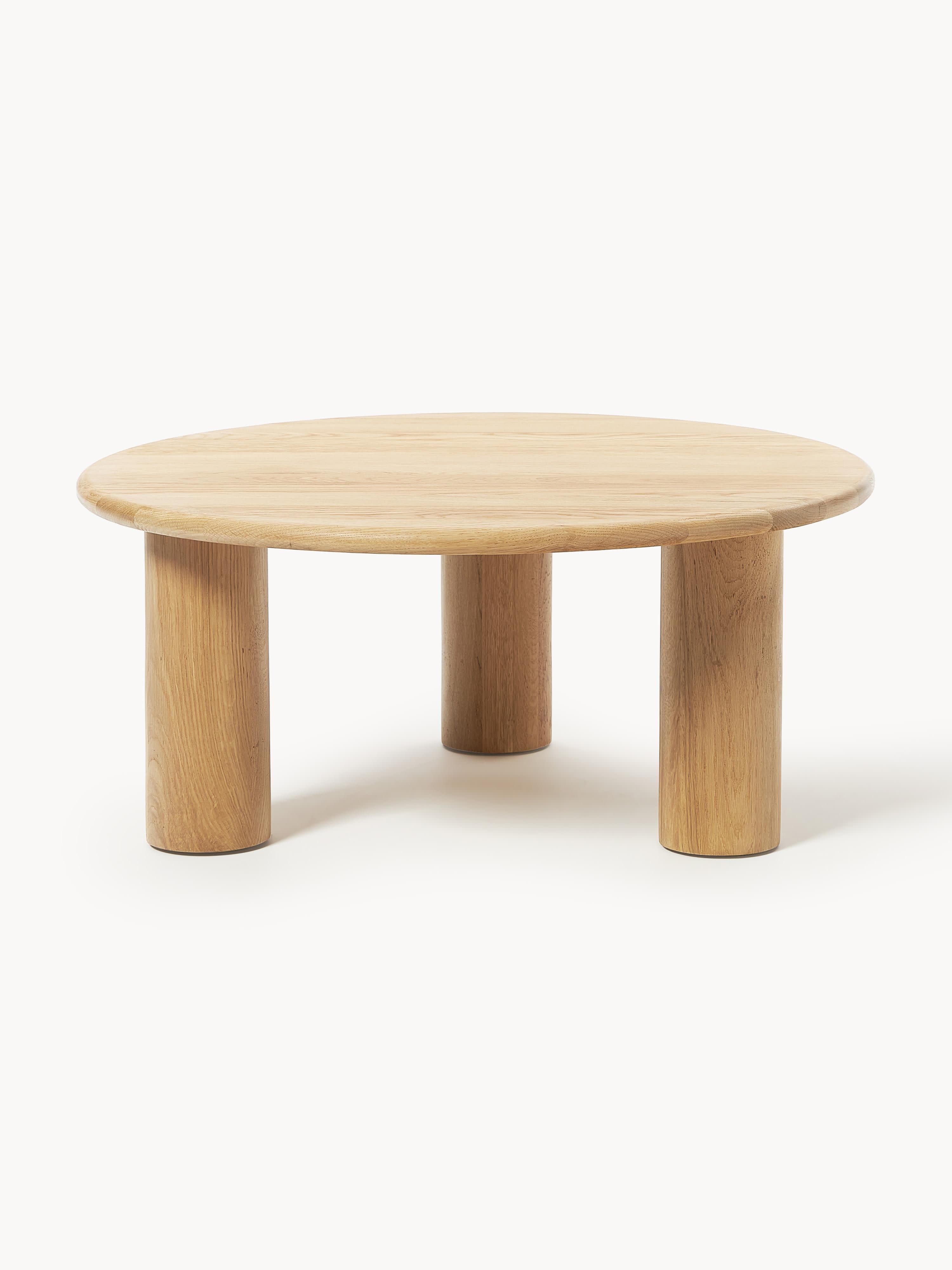 Didi Round Oak Wood Coffee Table