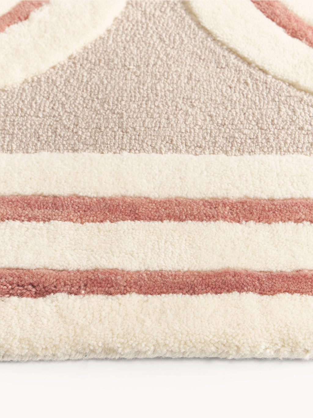Arne High-Low Wool Rug, Hand-Tufted