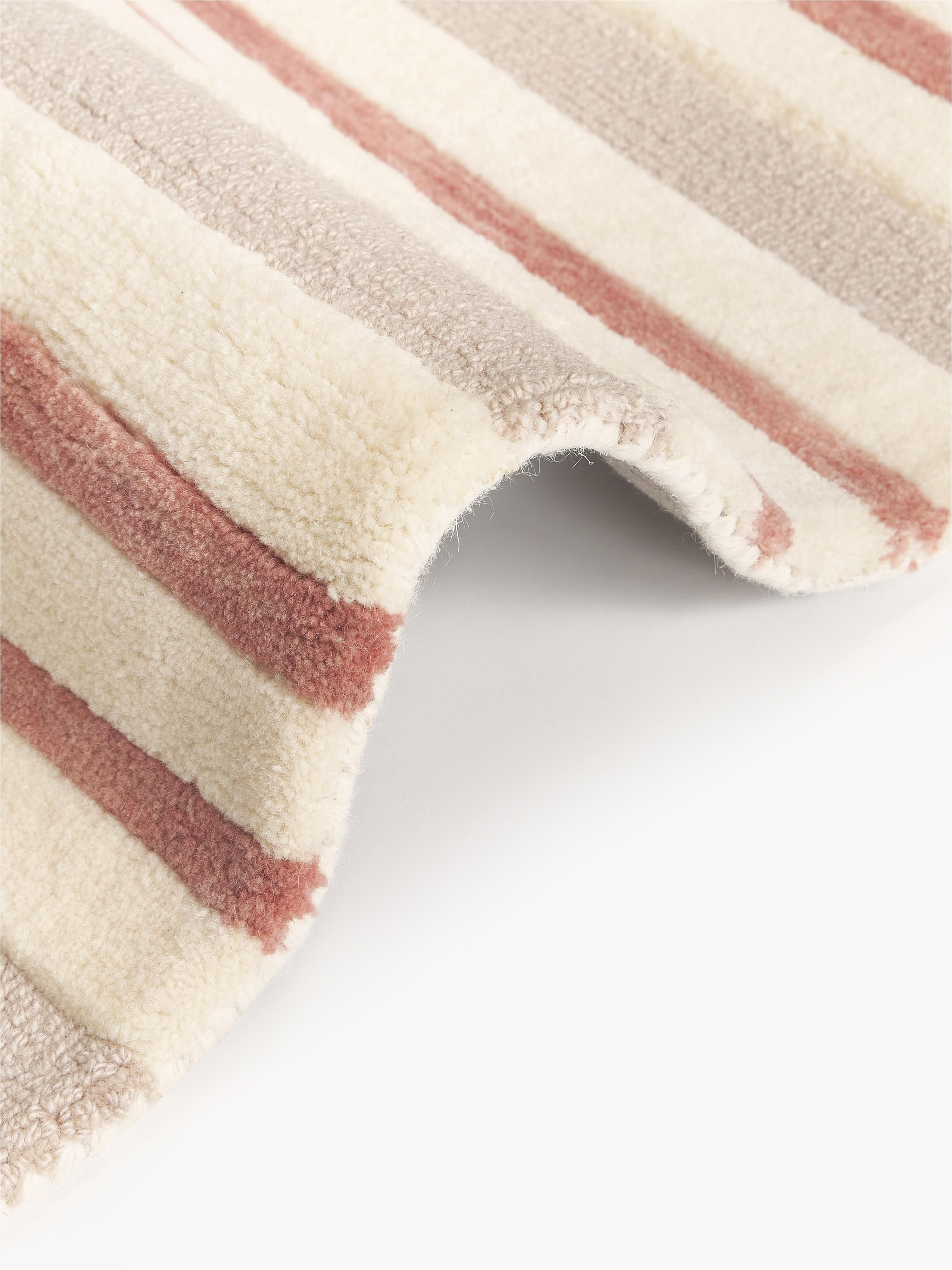 Arne High-Low Wool Rug, Hand-Tufted