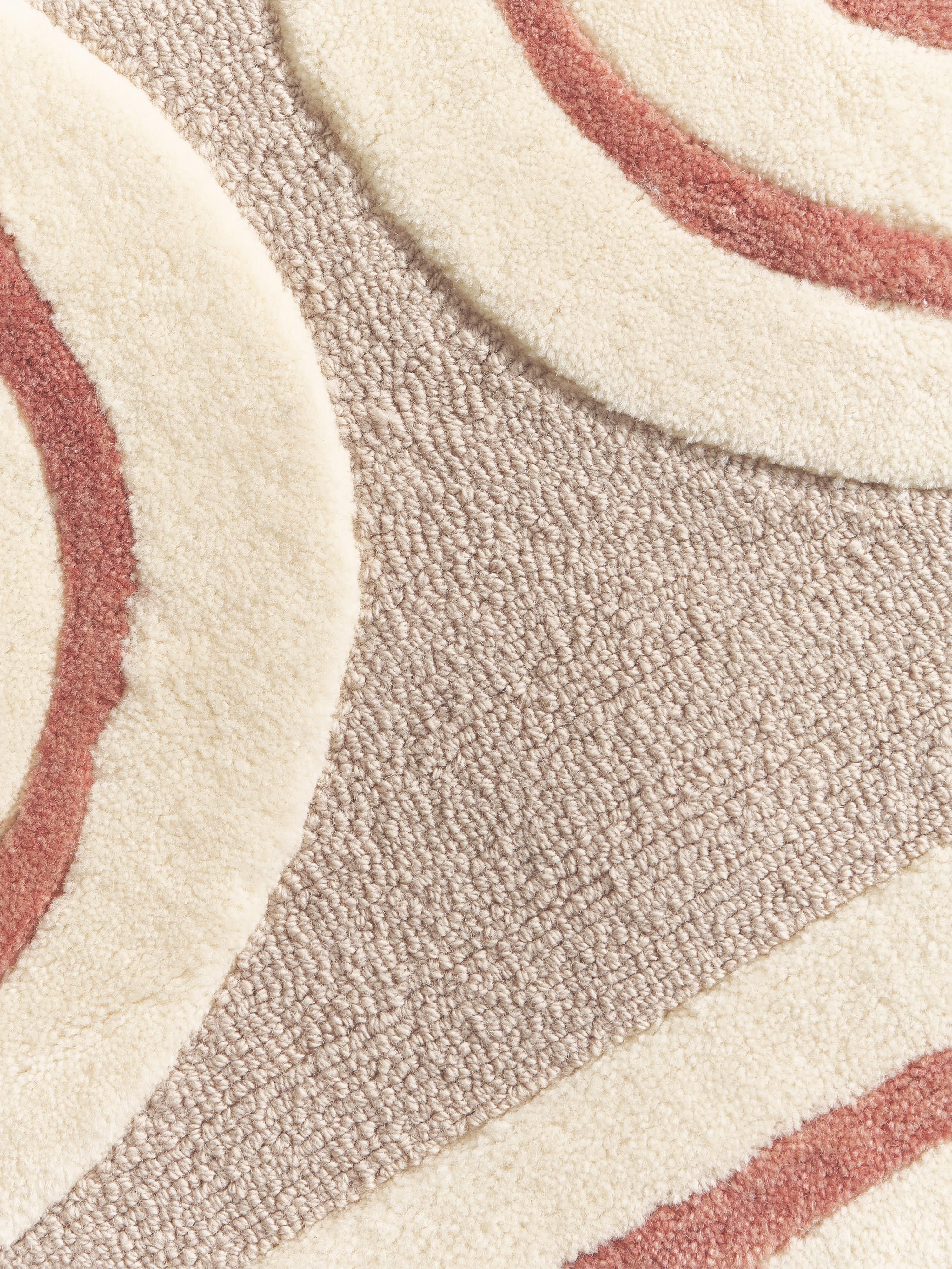 Arne High-Low Wool Rug, Hand-Tufted