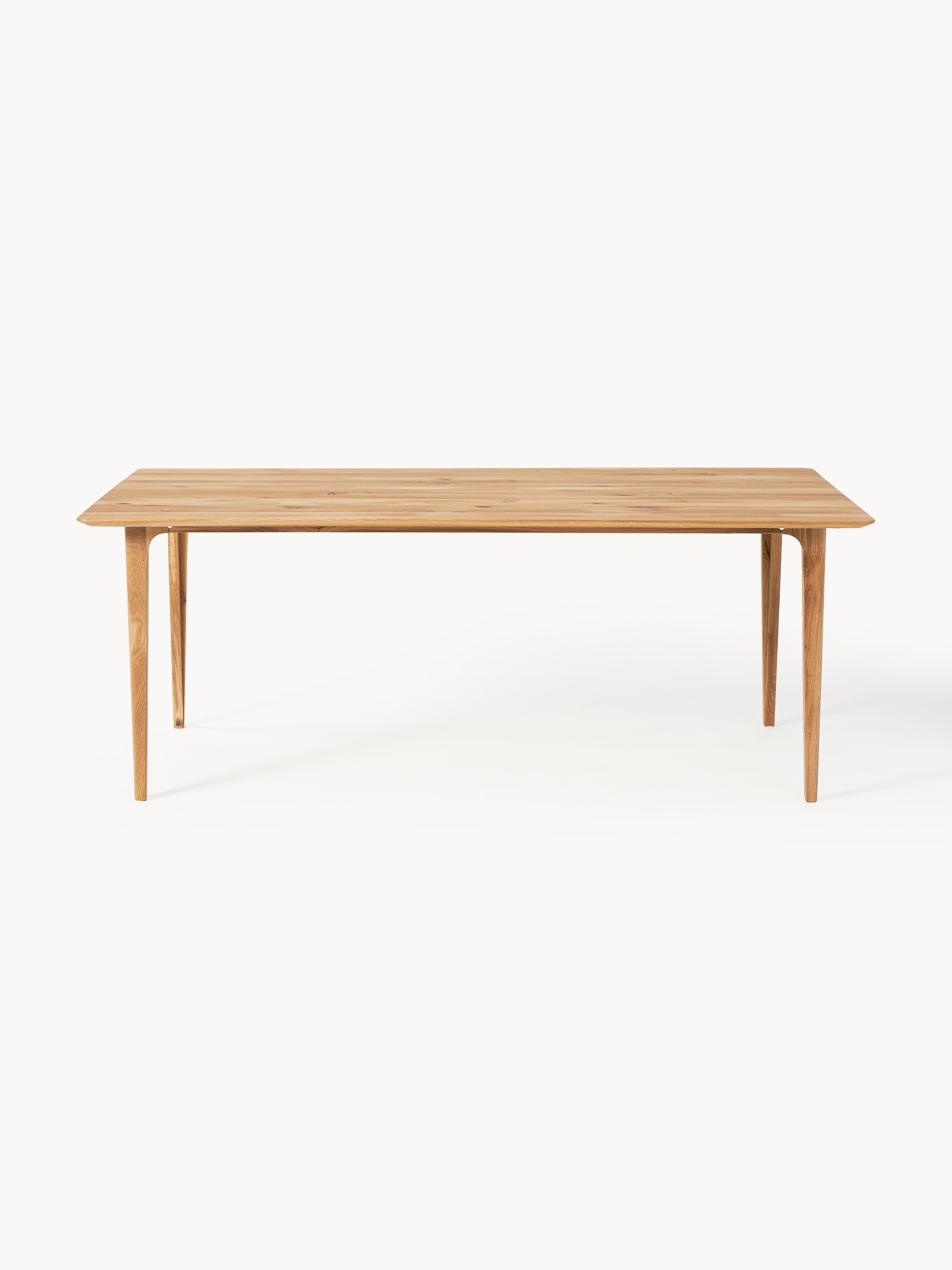 Archie Oak Wood Dining Table, in various sizes
