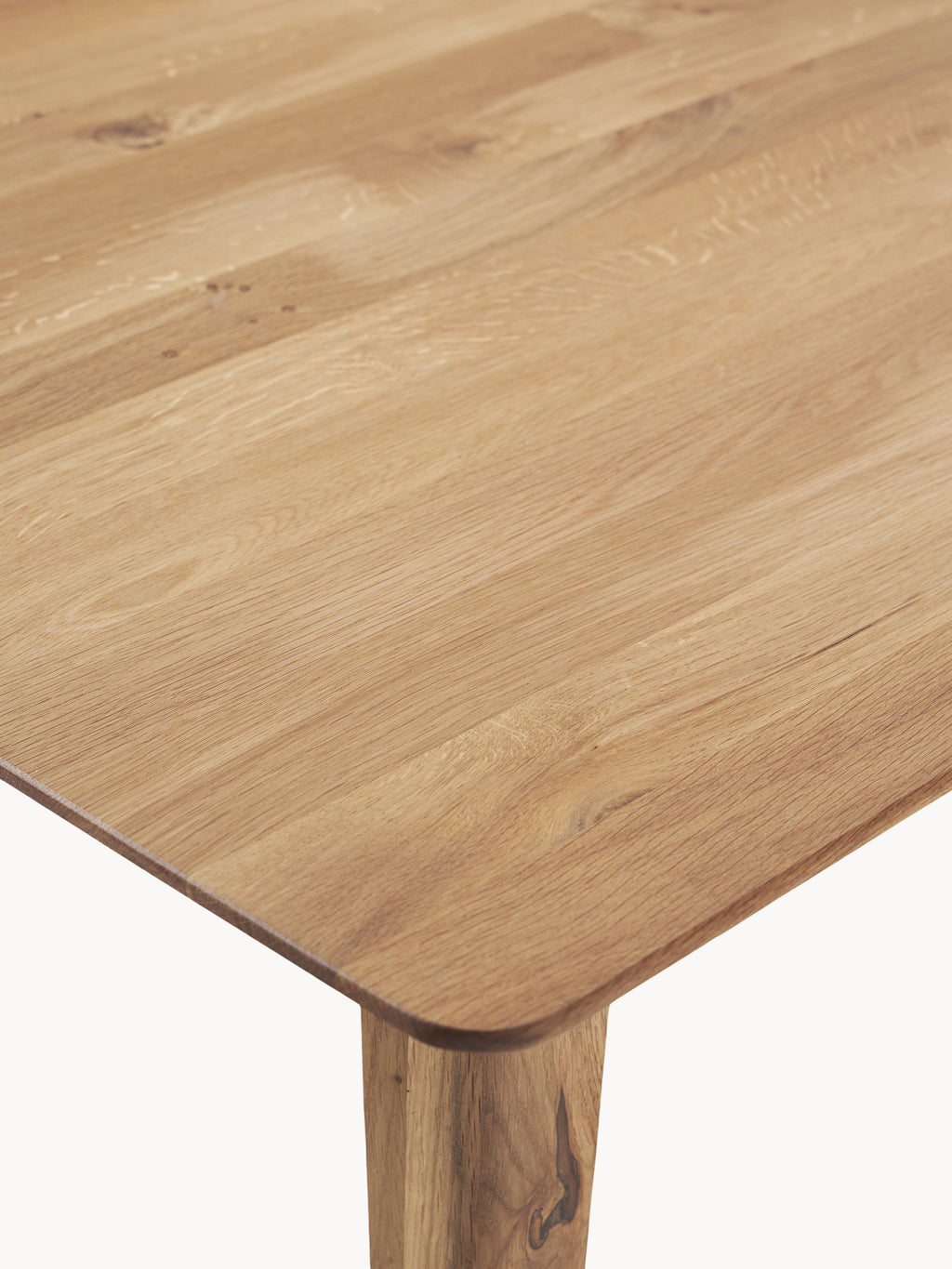 Archie Oak Wood Dining Table, in various sizes