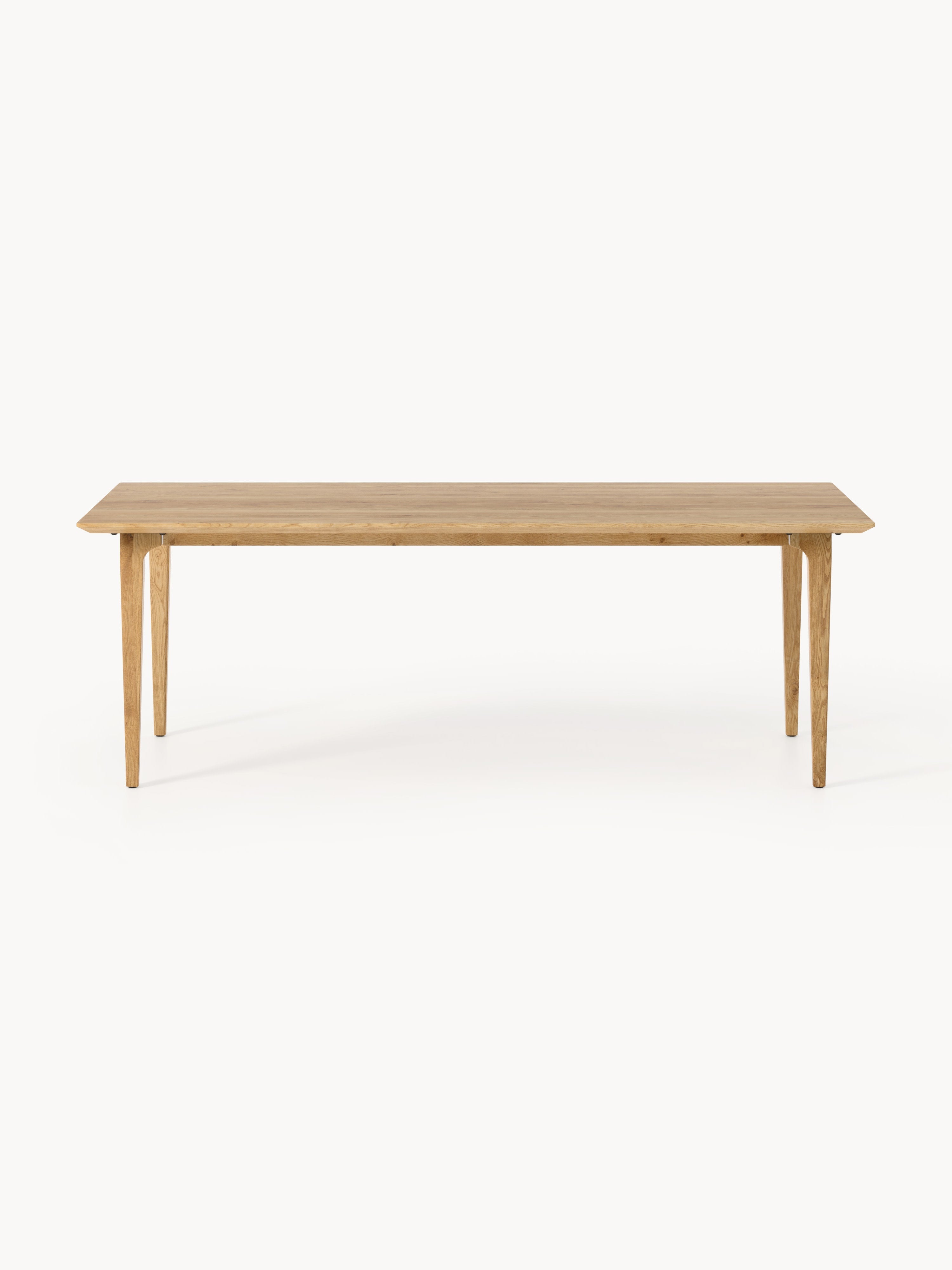 Archie Oak Wood Dining Table, in various sizes