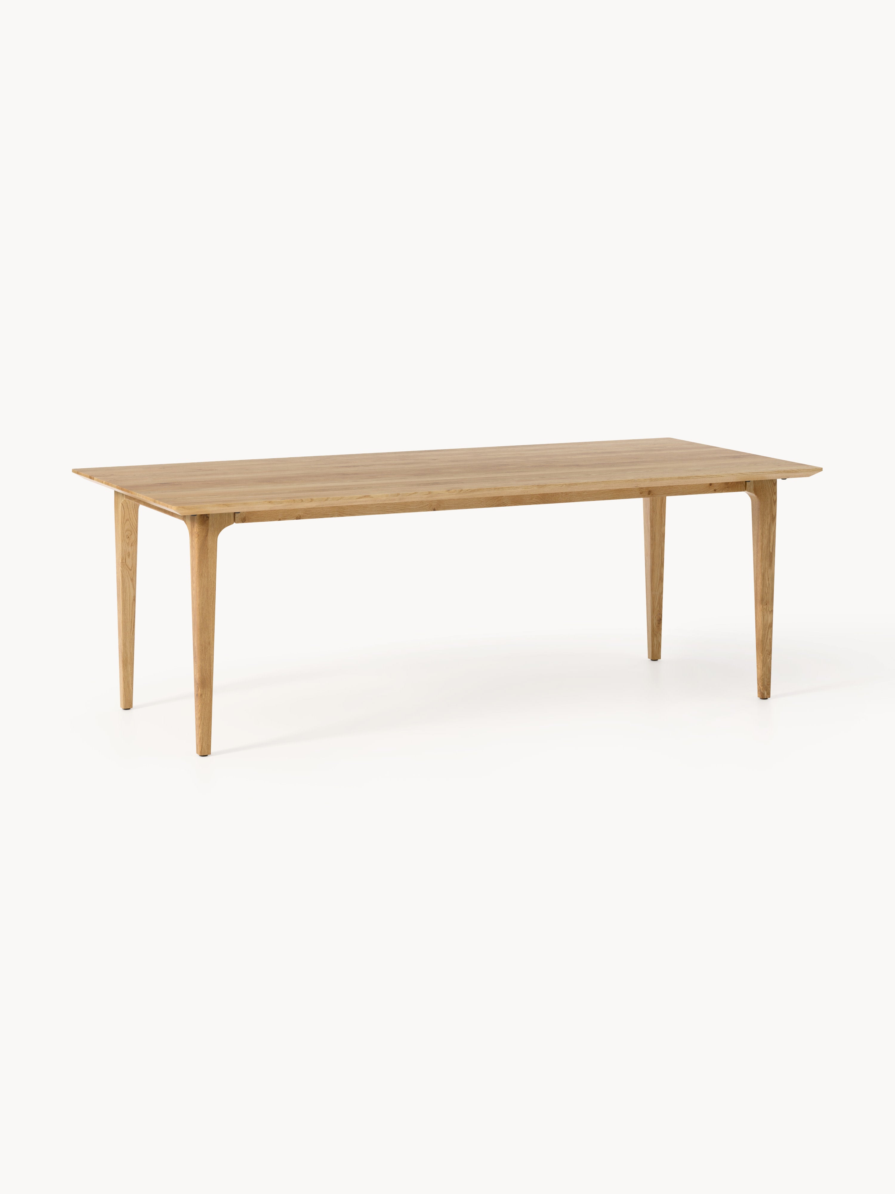 Archie Oak Wood Dining Table, in various sizes