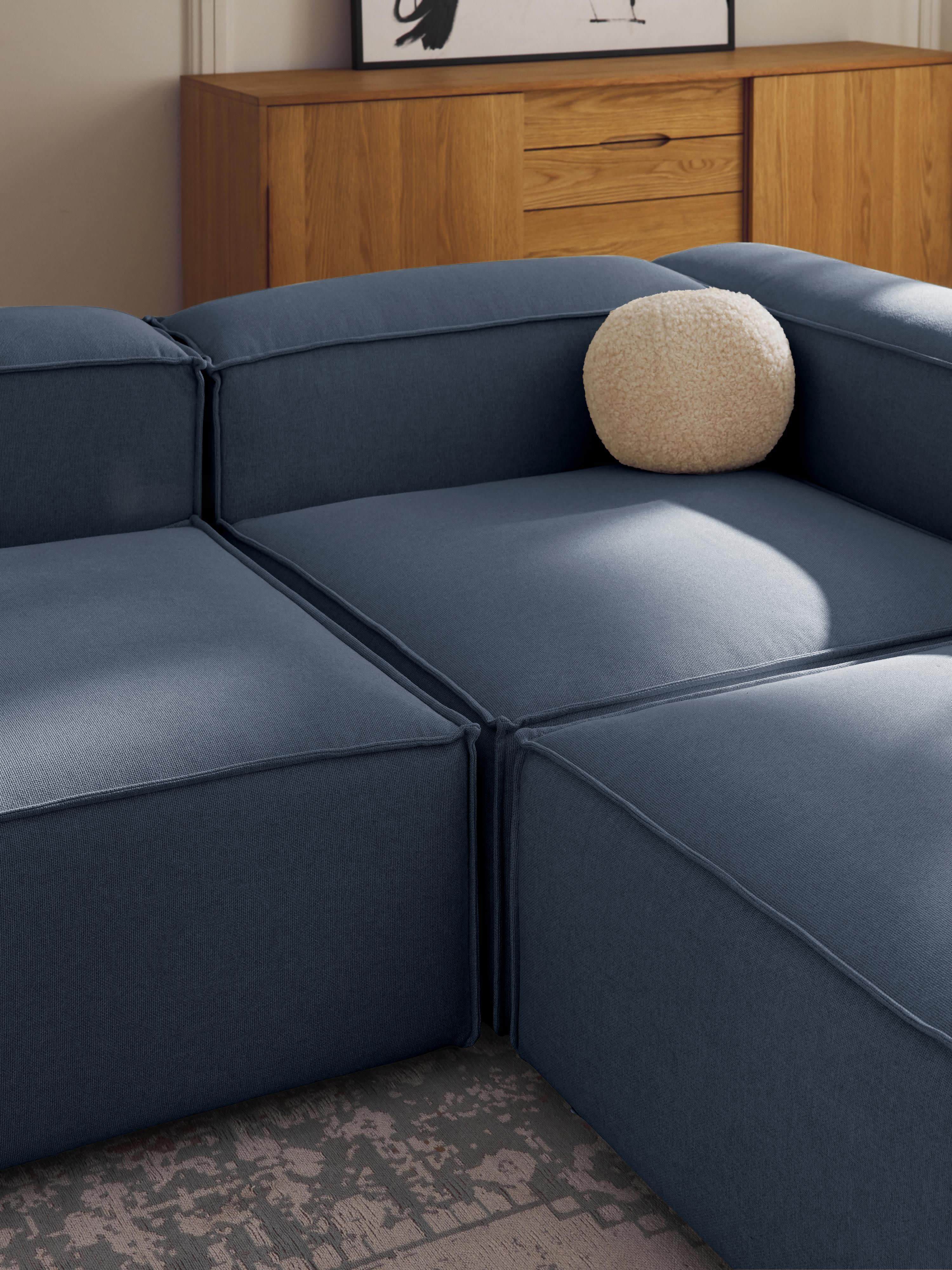 Lennon Modular Sofa (4-seater) with Ottoman (left/right)
