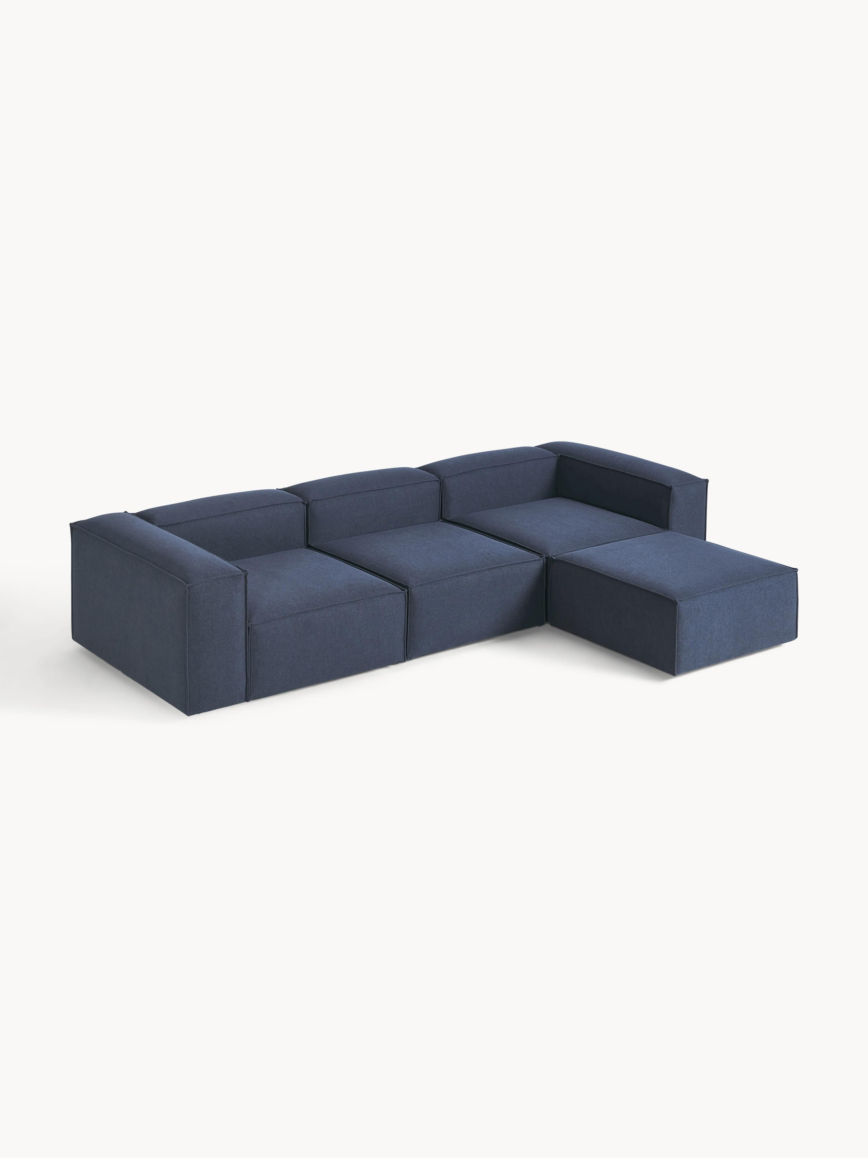 Lennon Modular Sofa (4-seater) with Ottoman (left/right)