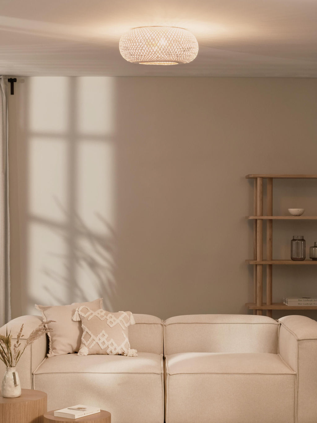 Evelyn Bamboo Design Ceiling Lamp