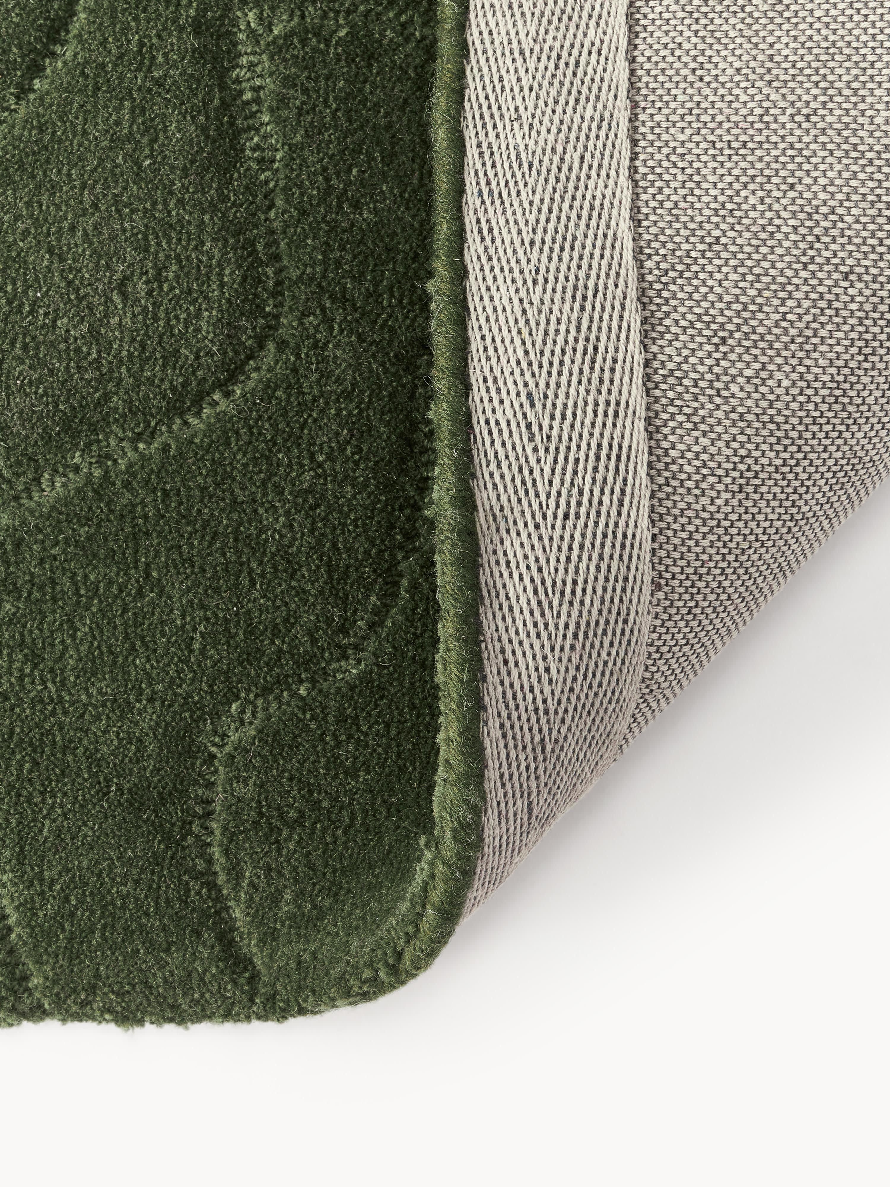 Aaron High-Low Wool Rug, Hand-Tufted