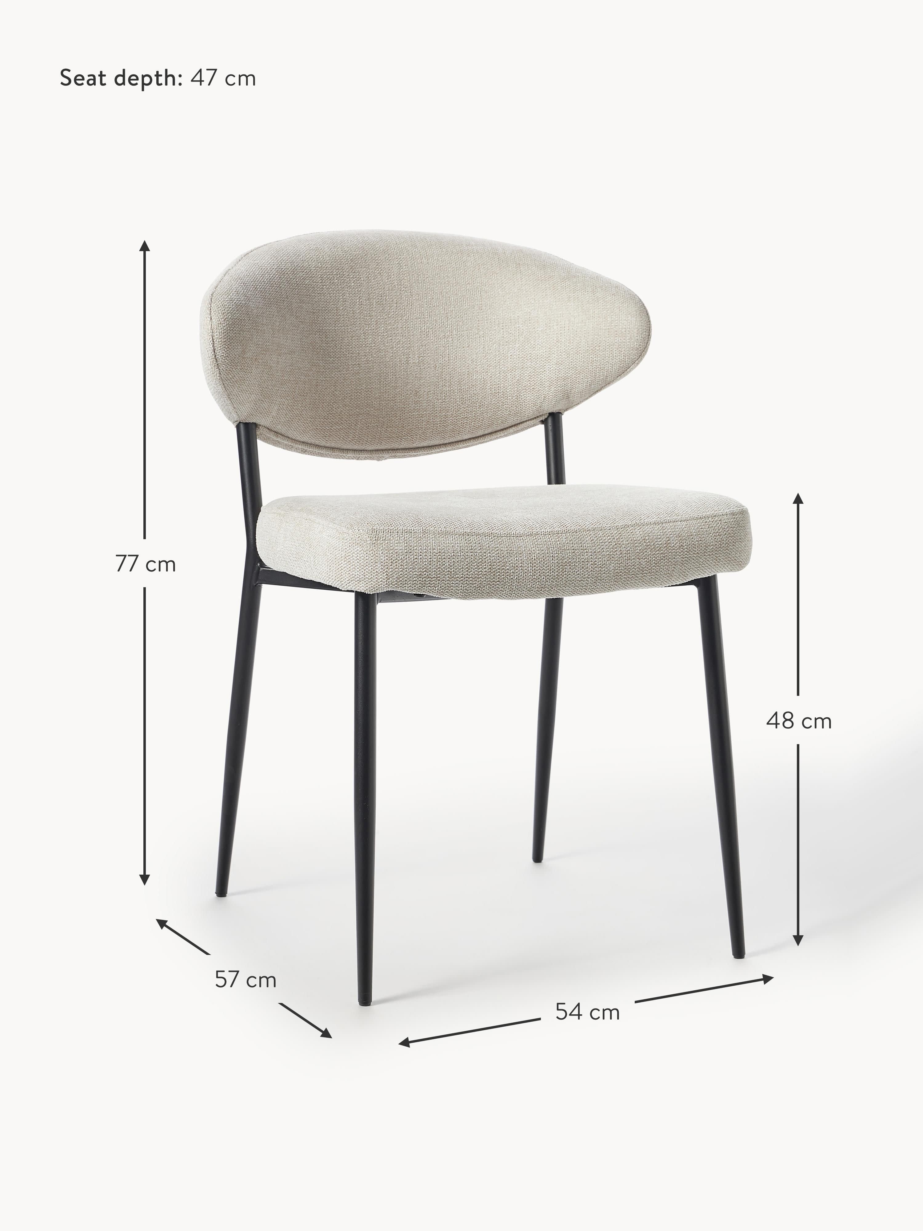 Adele Upholstered Dining Chairs, Set of 2