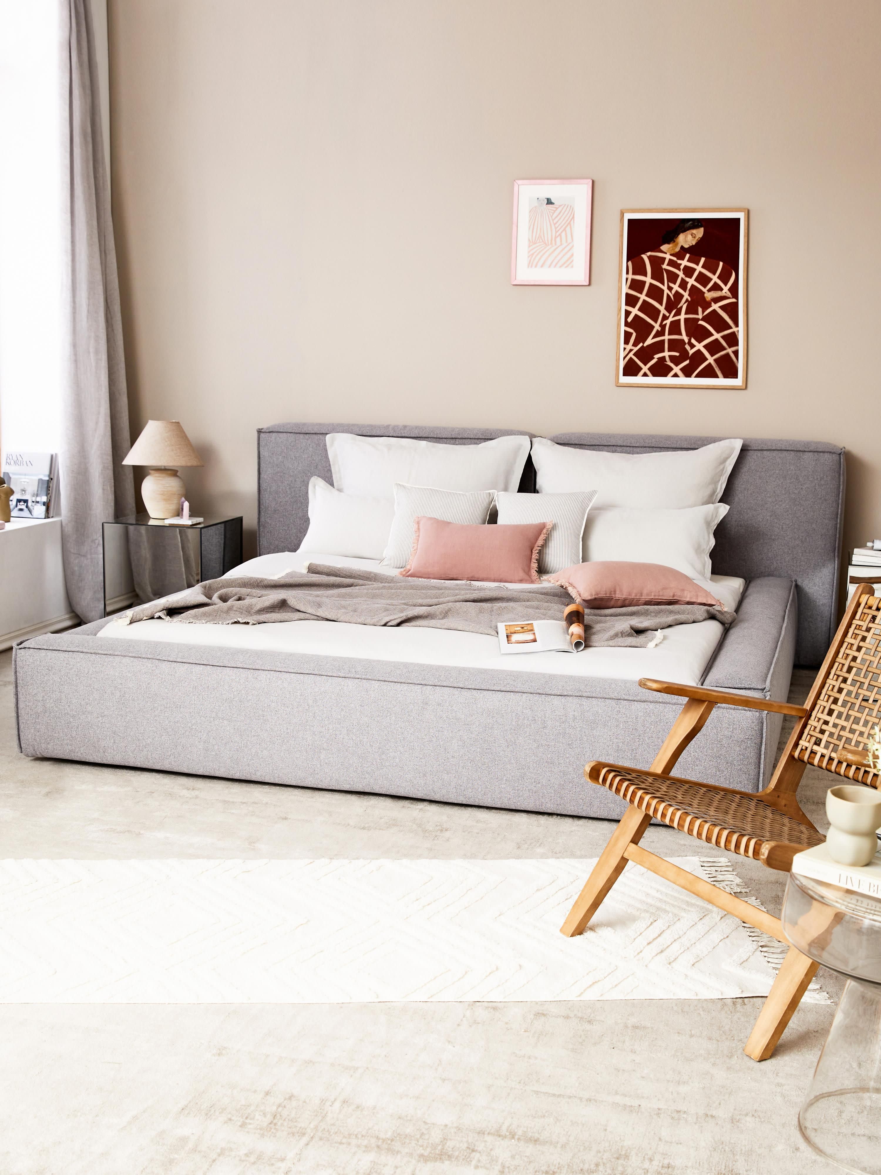Lennon Upholstered Bed with Storage Space