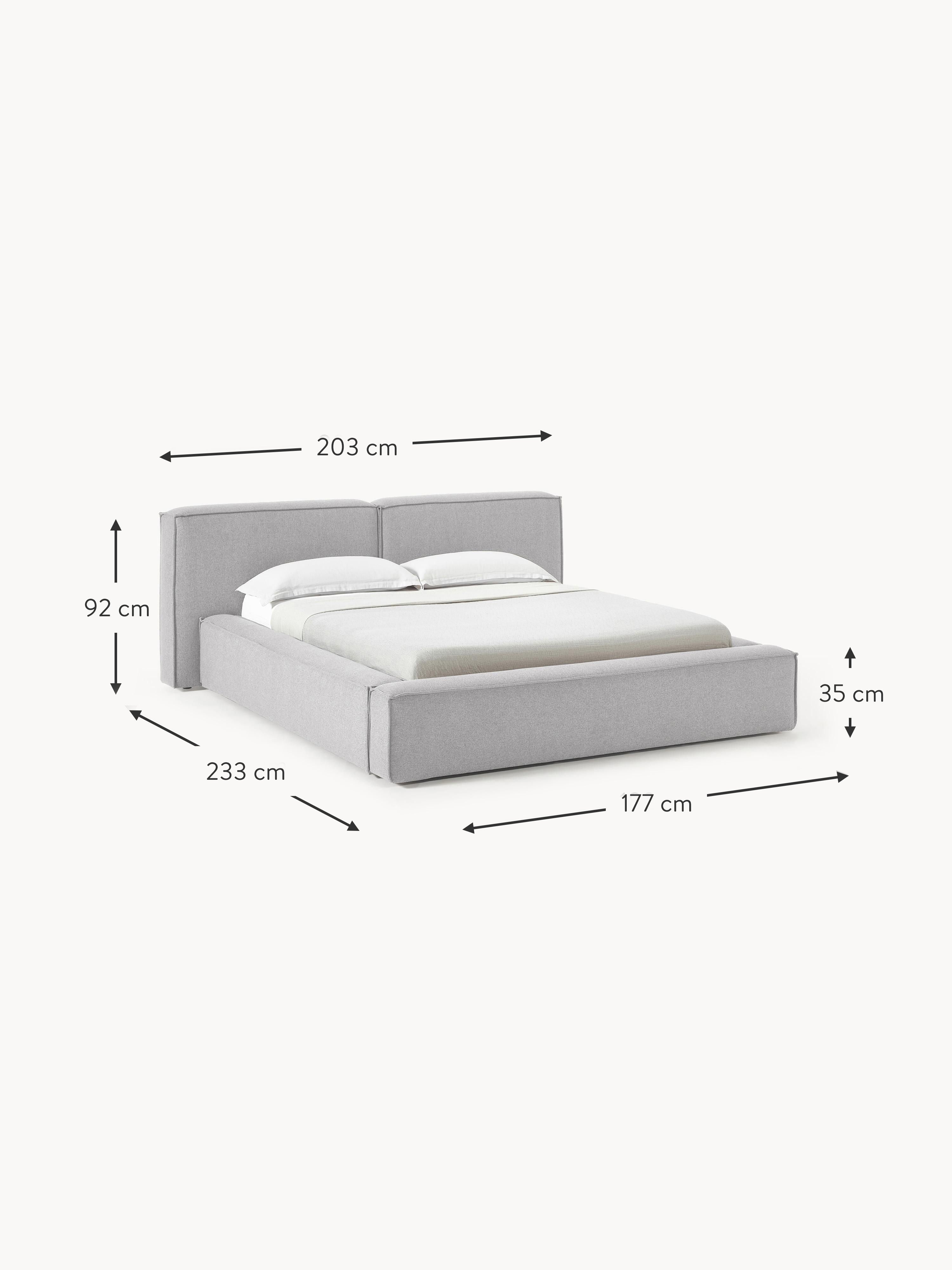 Lennon Upholstered Bed with Storage Space