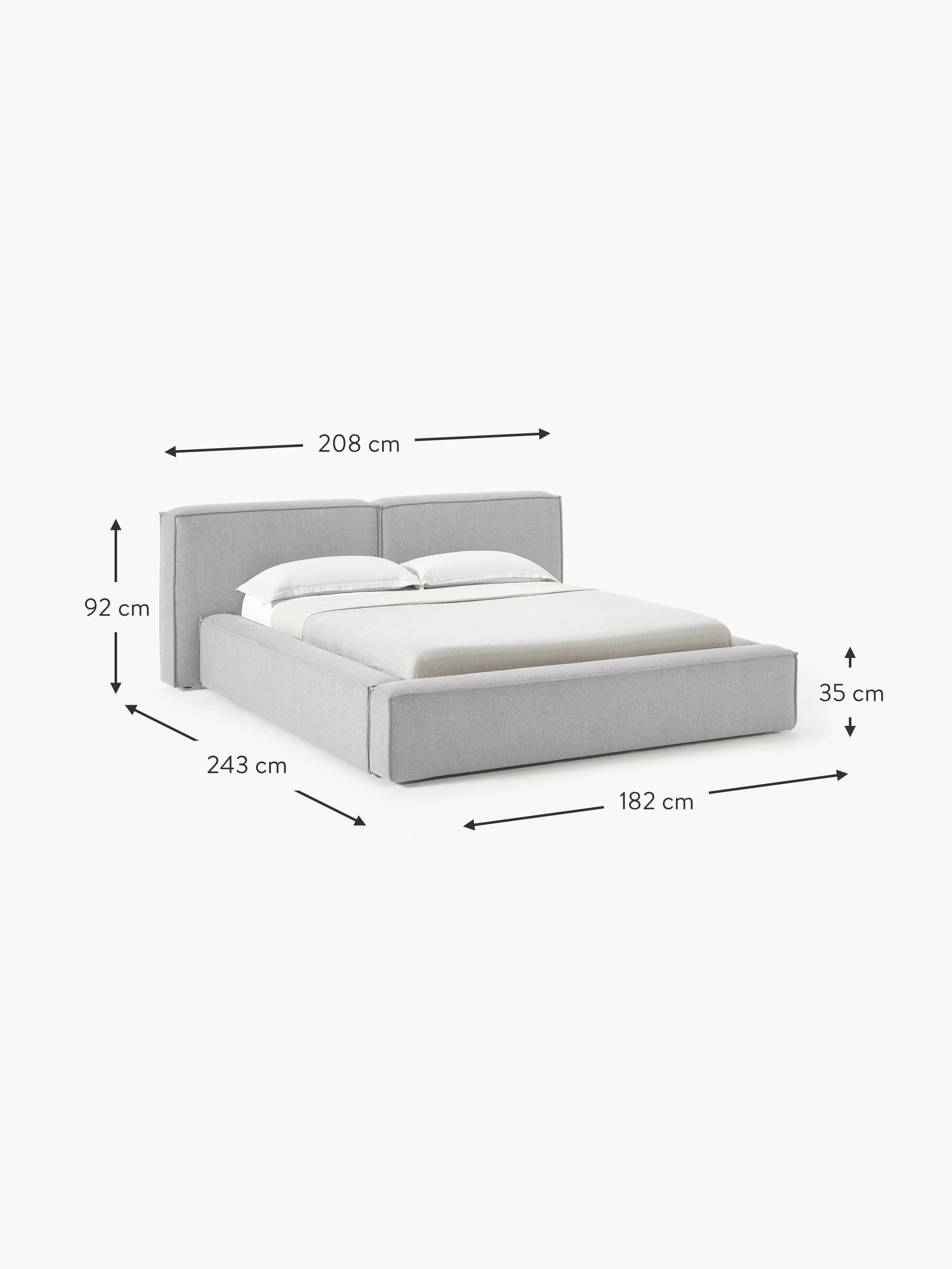 Lennon Upholstered Bed with Storage Space