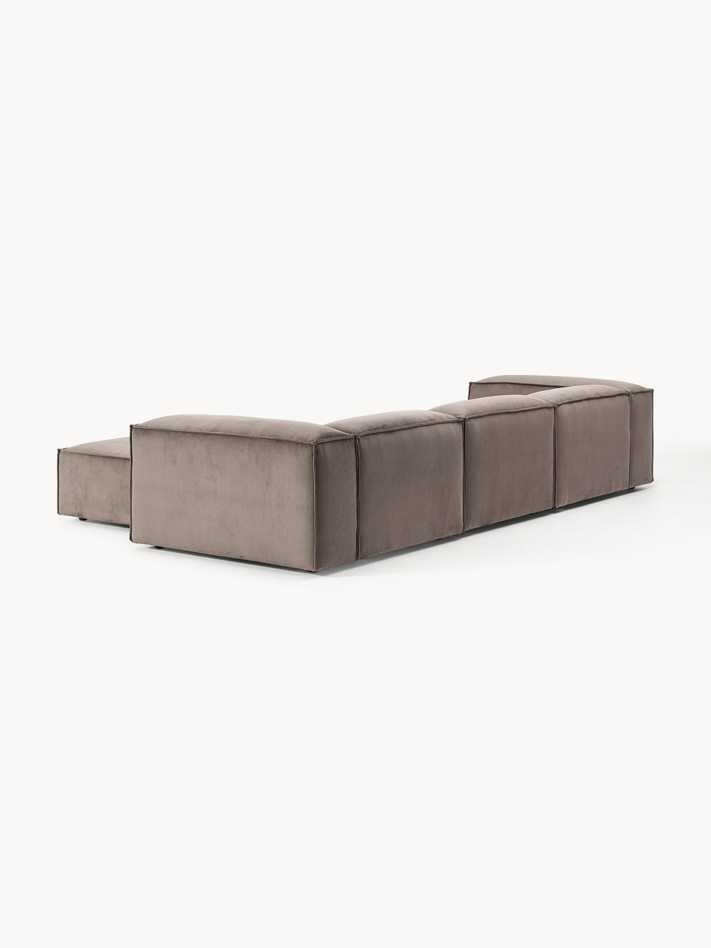 Lennon Corduroy Modular Sofa (4-seater) with Ottoman (left/right)
