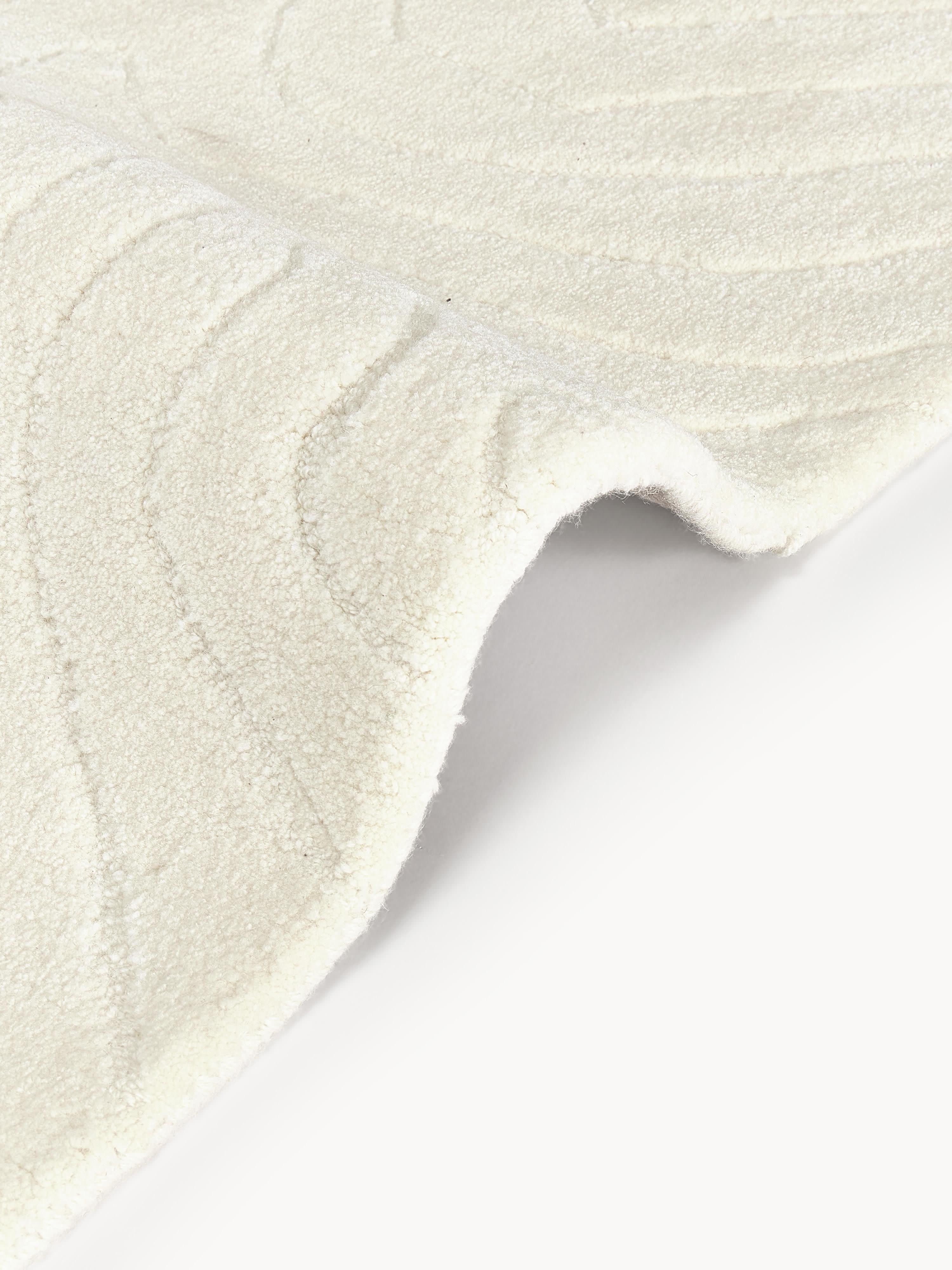 Aaron High-Low Wool Rug, Hand-Tufted
