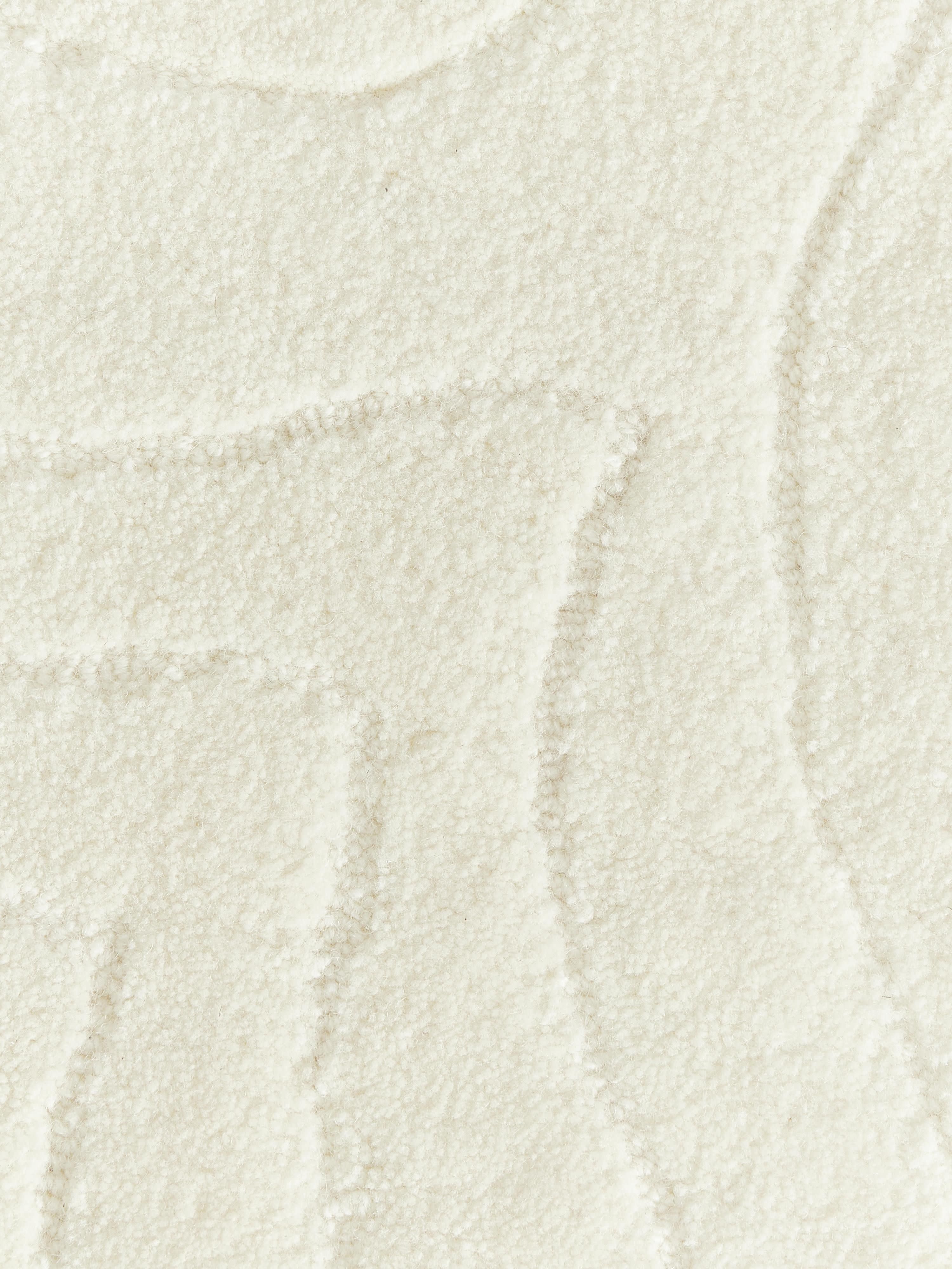Aaron High-Low Wool Rug, Hand-Tufted