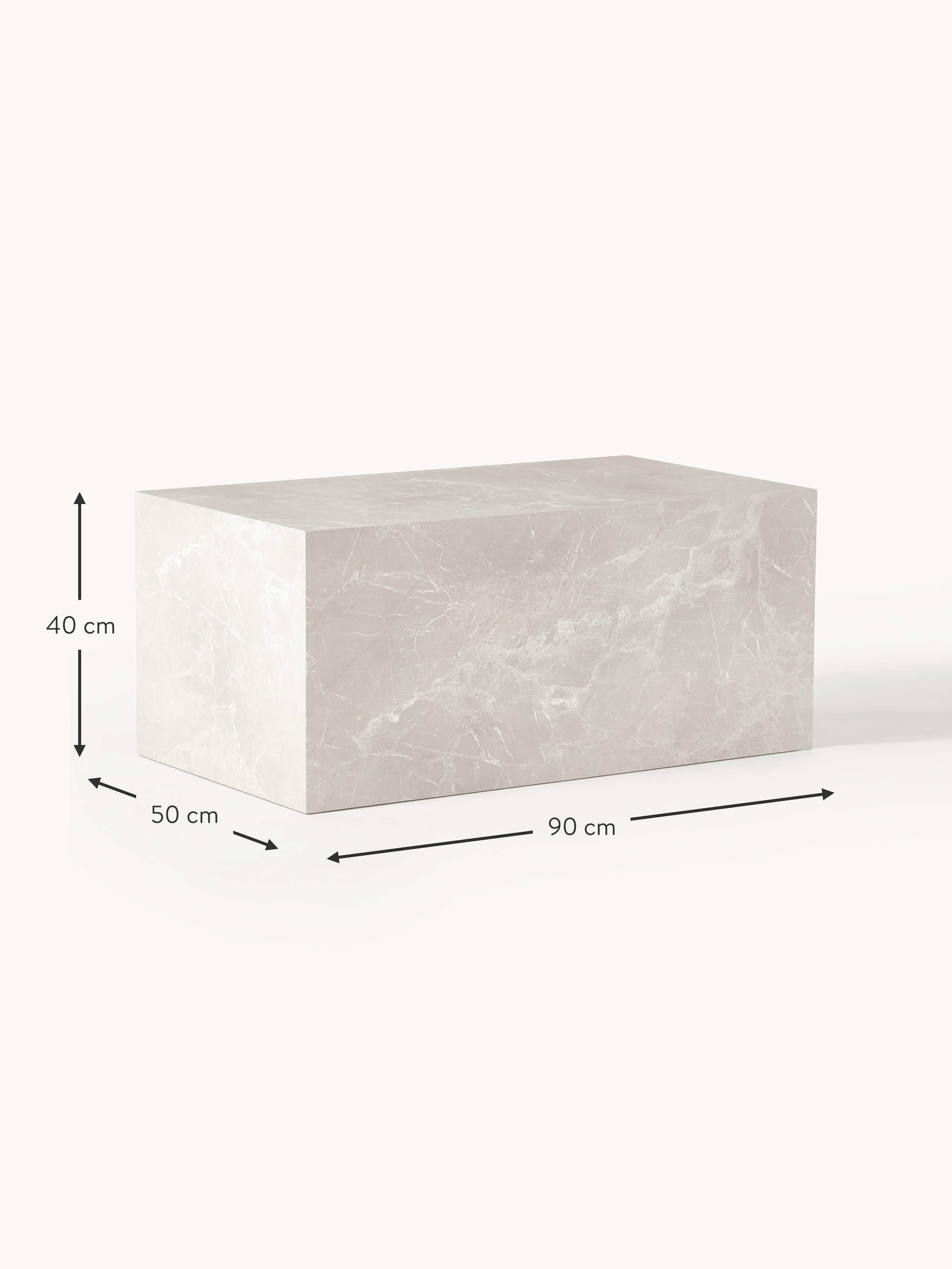 Lesley Travertine Effect Coffee Table