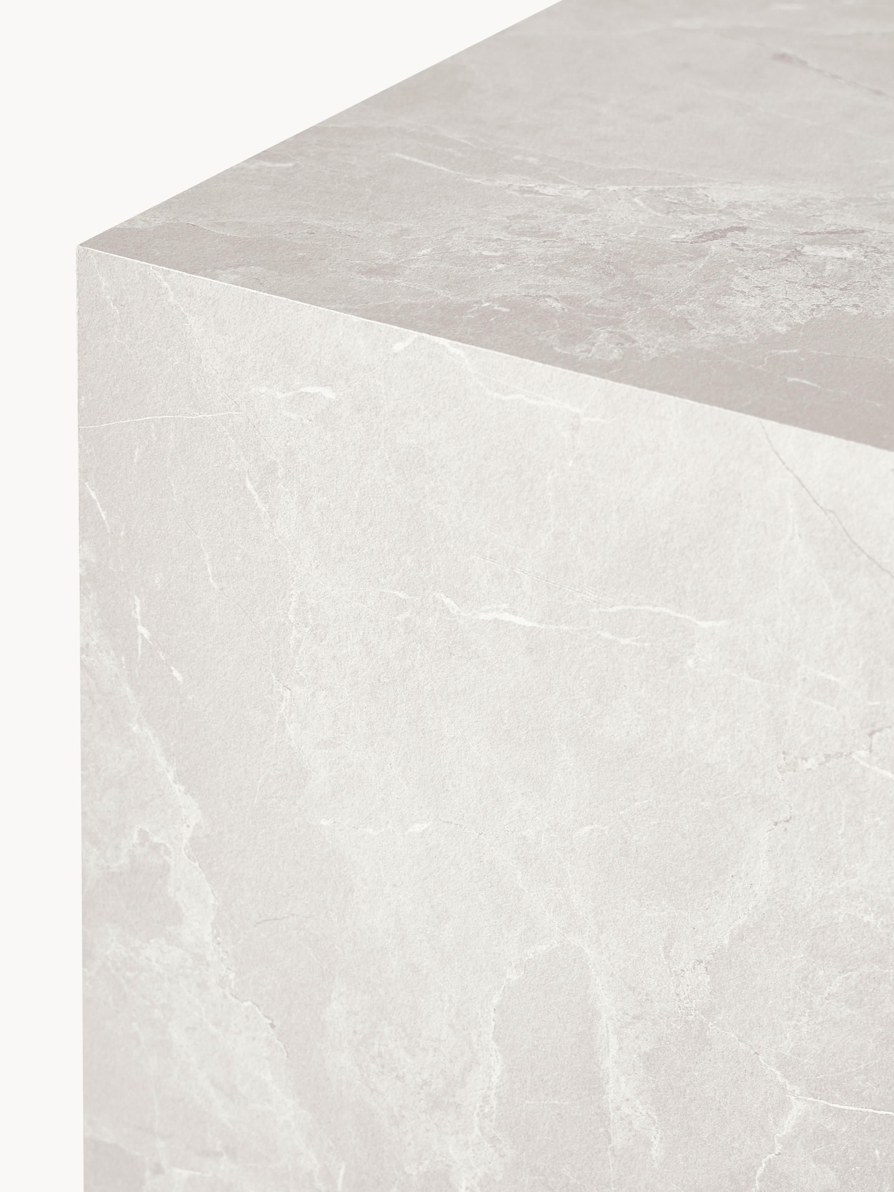 Lesley Travertine Effect Coffee Table