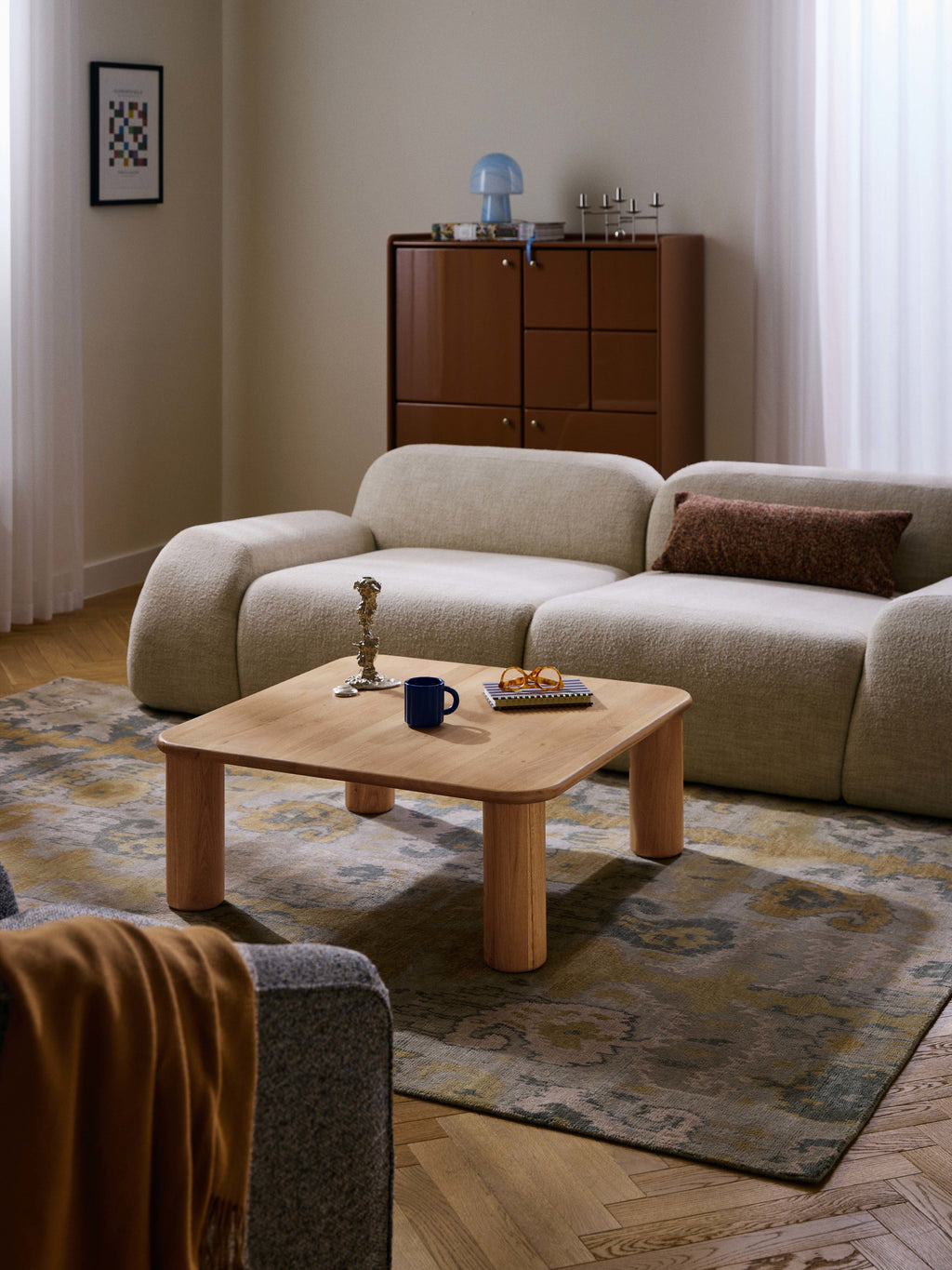 Didi Oak Wood Coffee Table