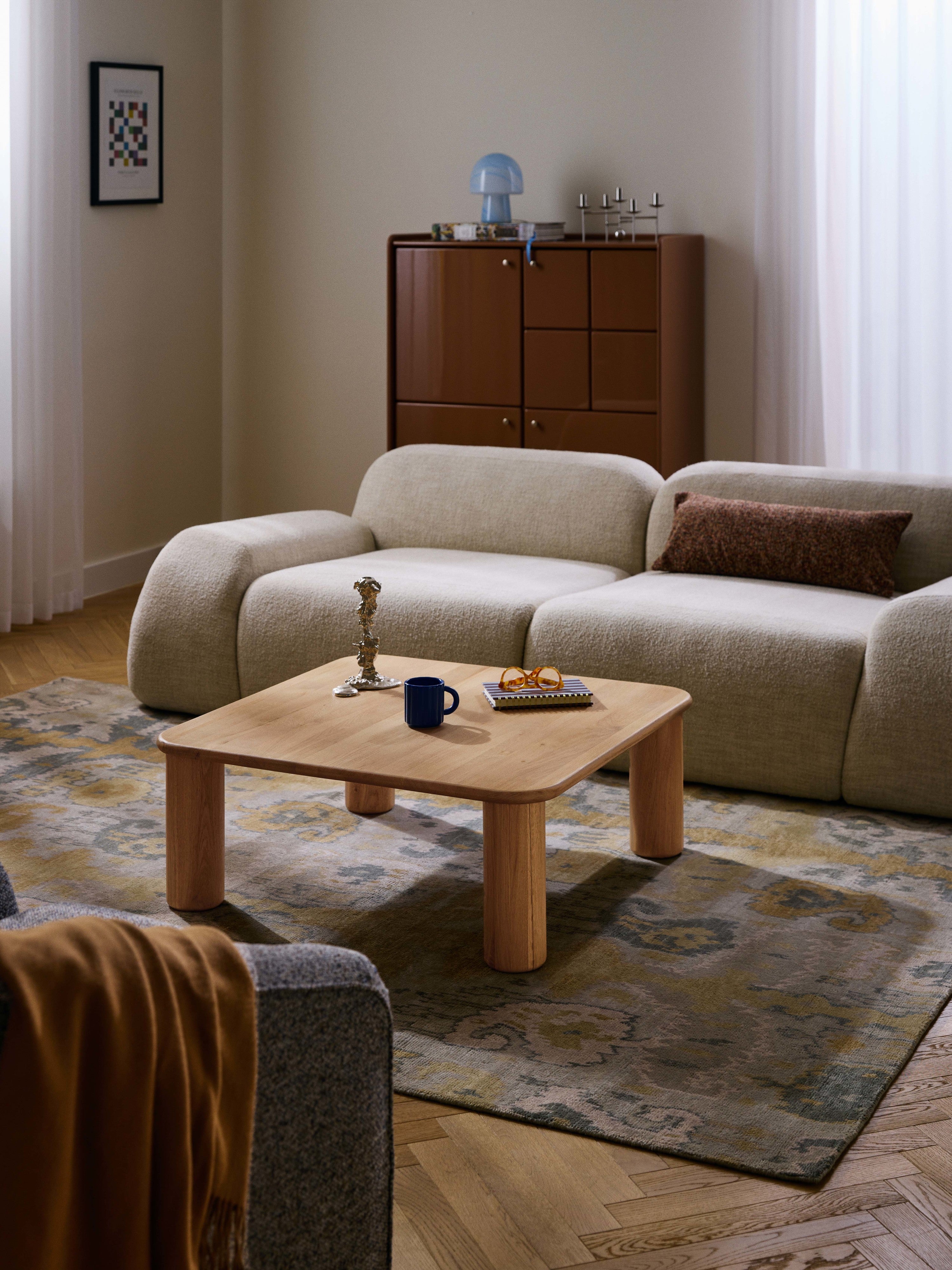 Didi Oak Wood Coffee Table