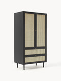 Gallery image 1 - Small Wardrobe Aries with Viennese Wickerwork, 2-doors
