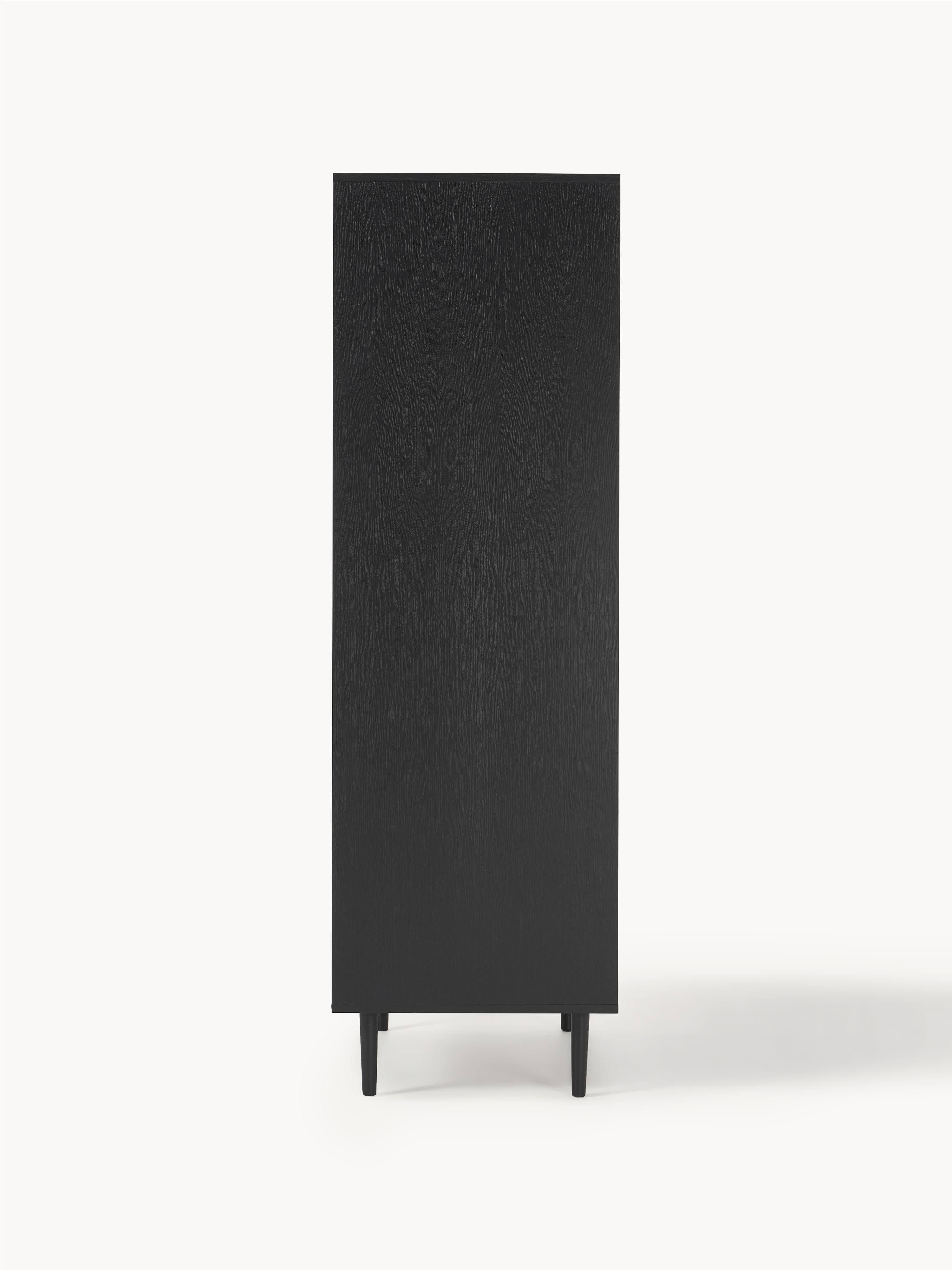 Aries Small Wardrobe with Viennese Wickerwork, 2-doors