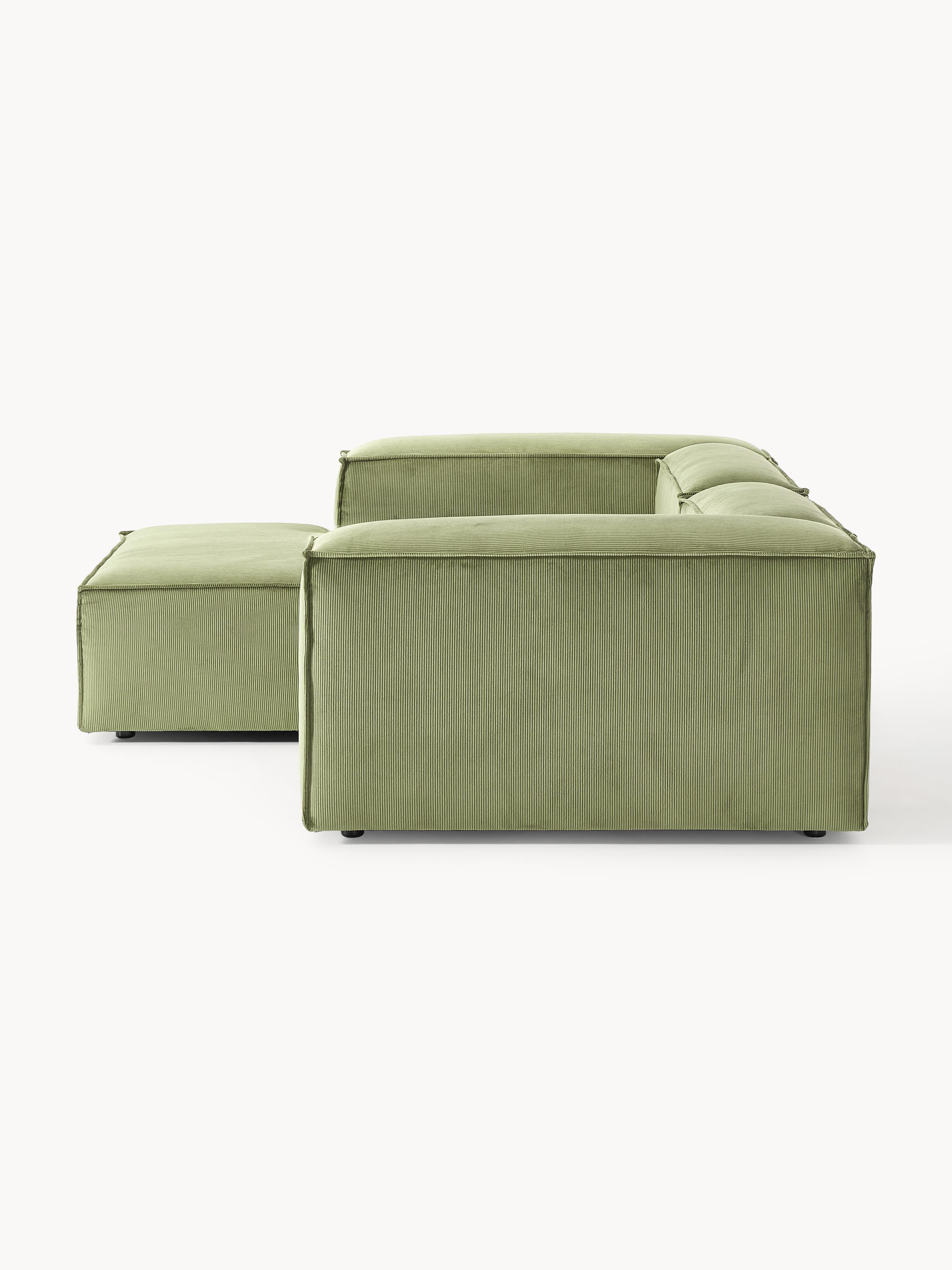 Lennon Corduroy Modular Corner Sofa (2-seater)