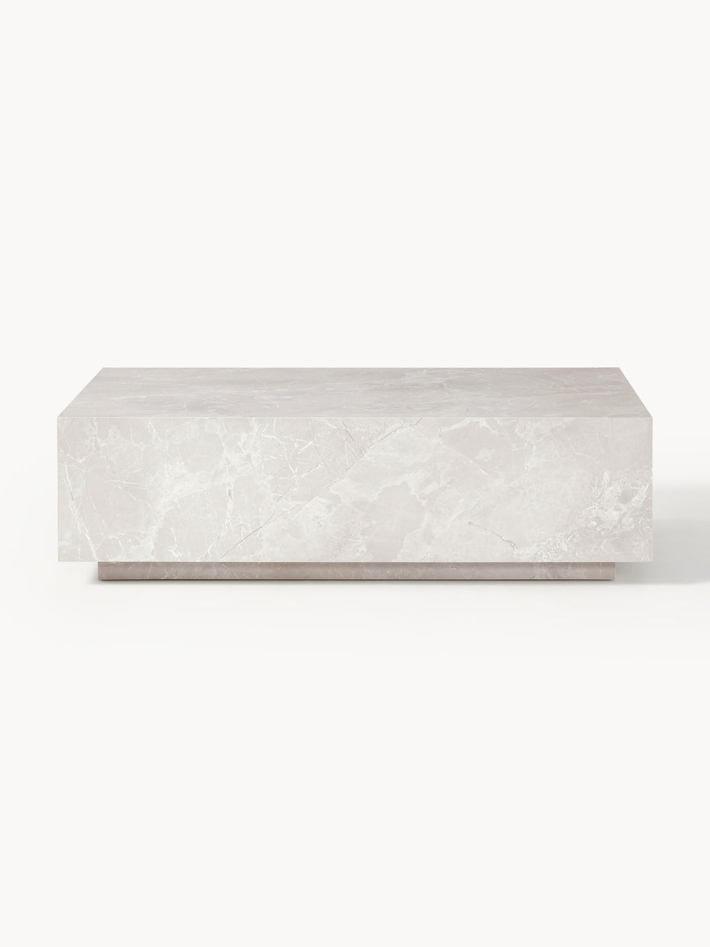 Lesley Travertine Effect Coffee Table