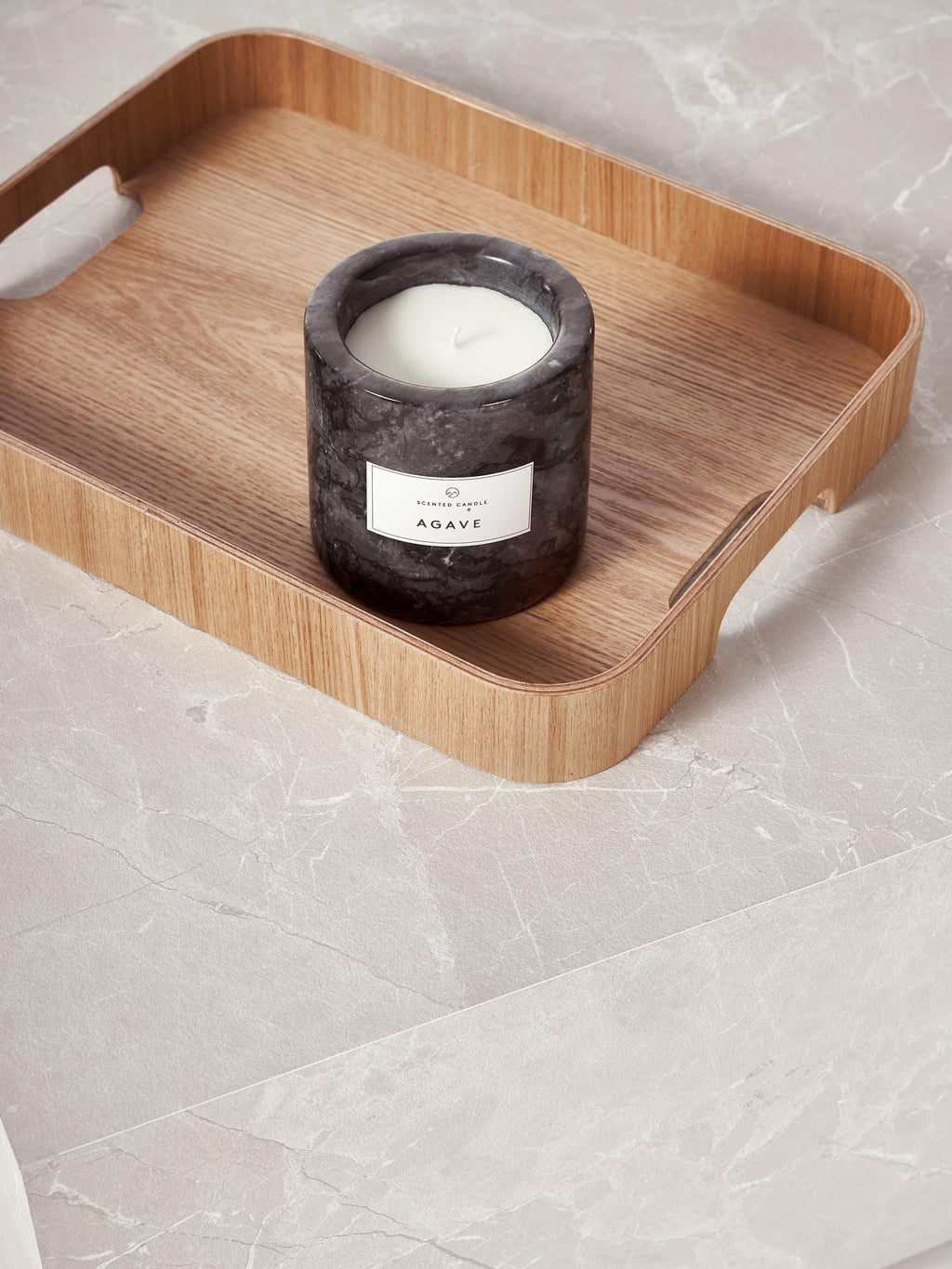 Lesley Travertine Effect Coffee Table