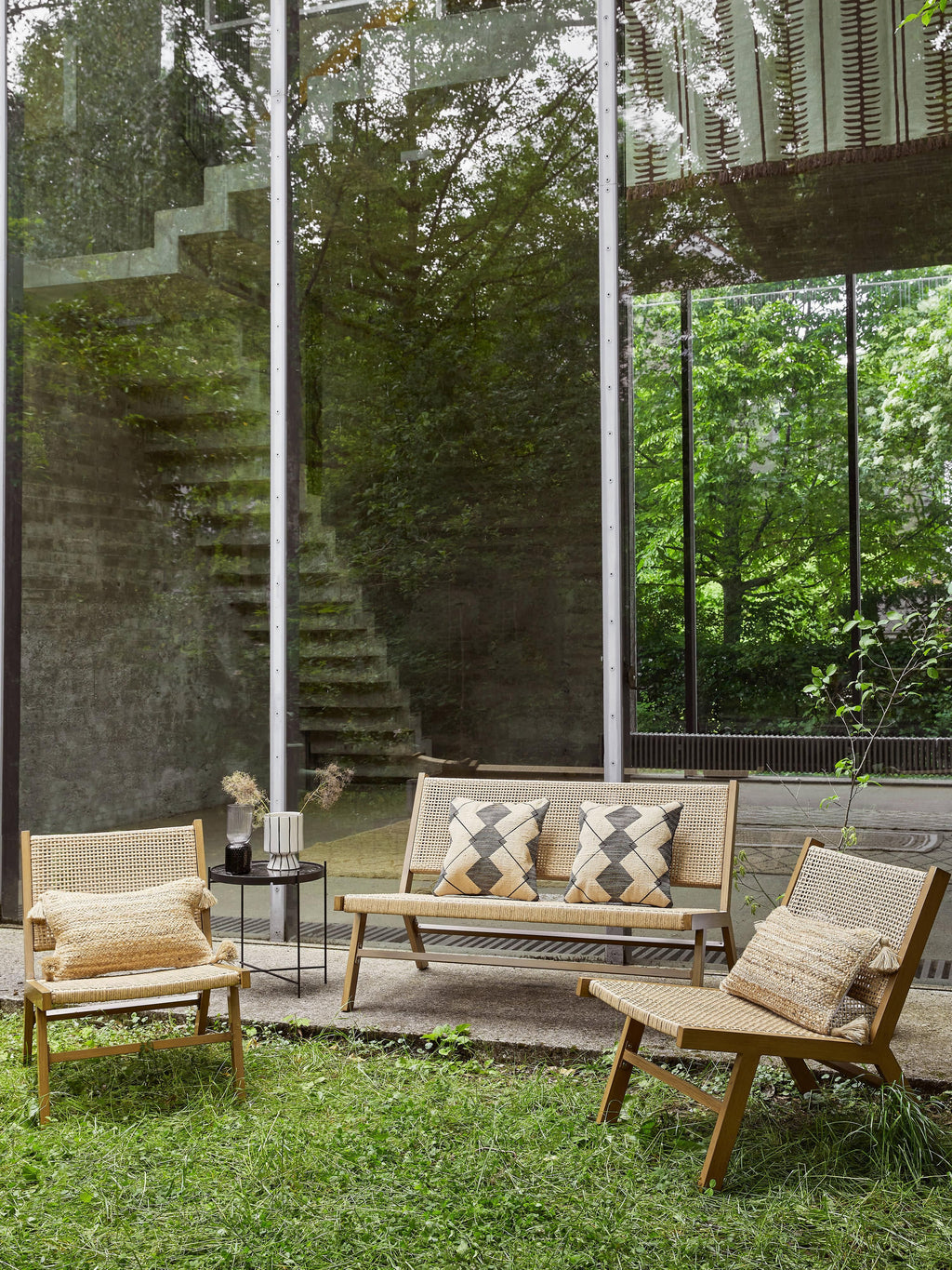 Palina Wickerwork Garden Bench