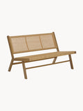 Gallery image 1 - Wickerwork Garden Bench Palina