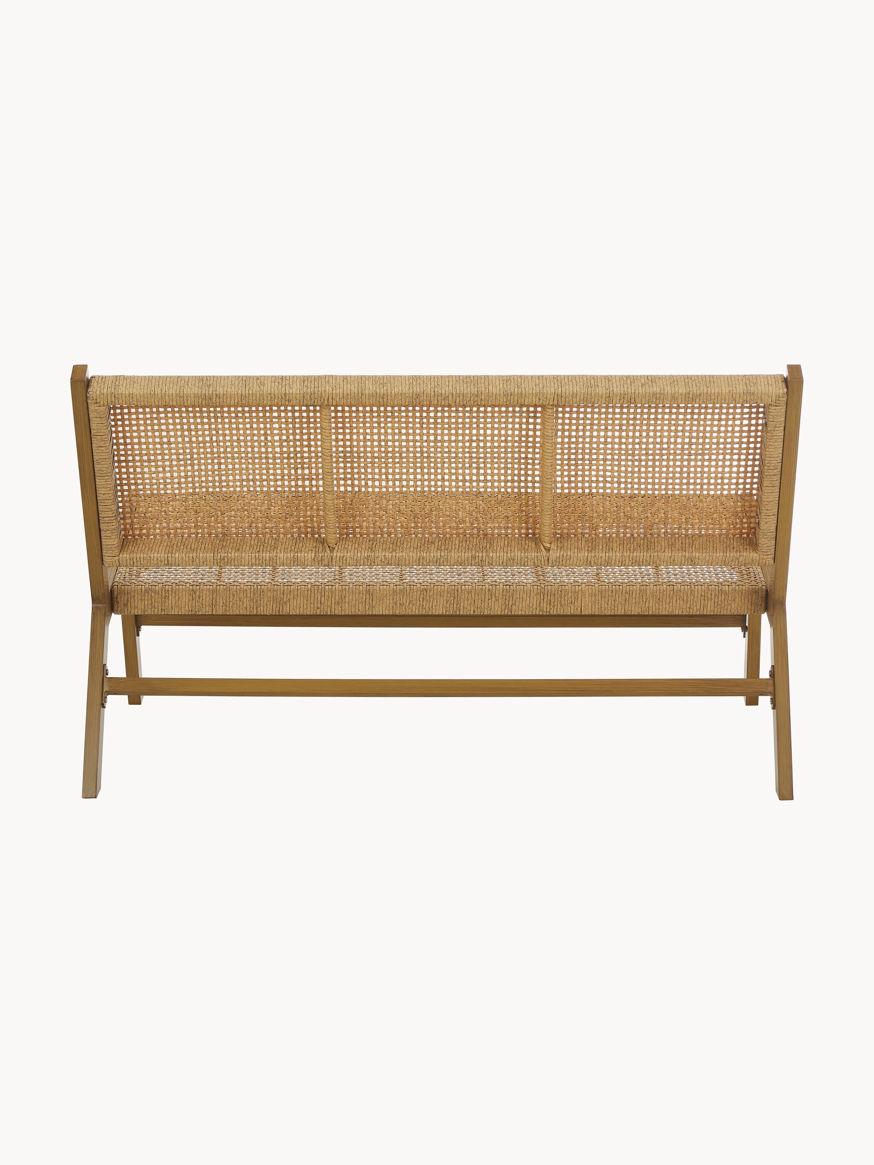 Palina Wickerwork Garden Bench
