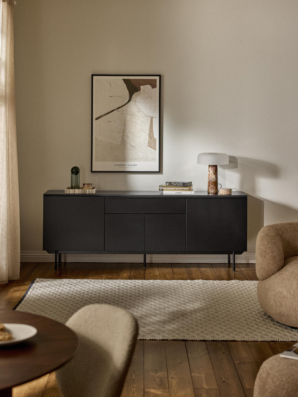 Elona Wooden Sideboard