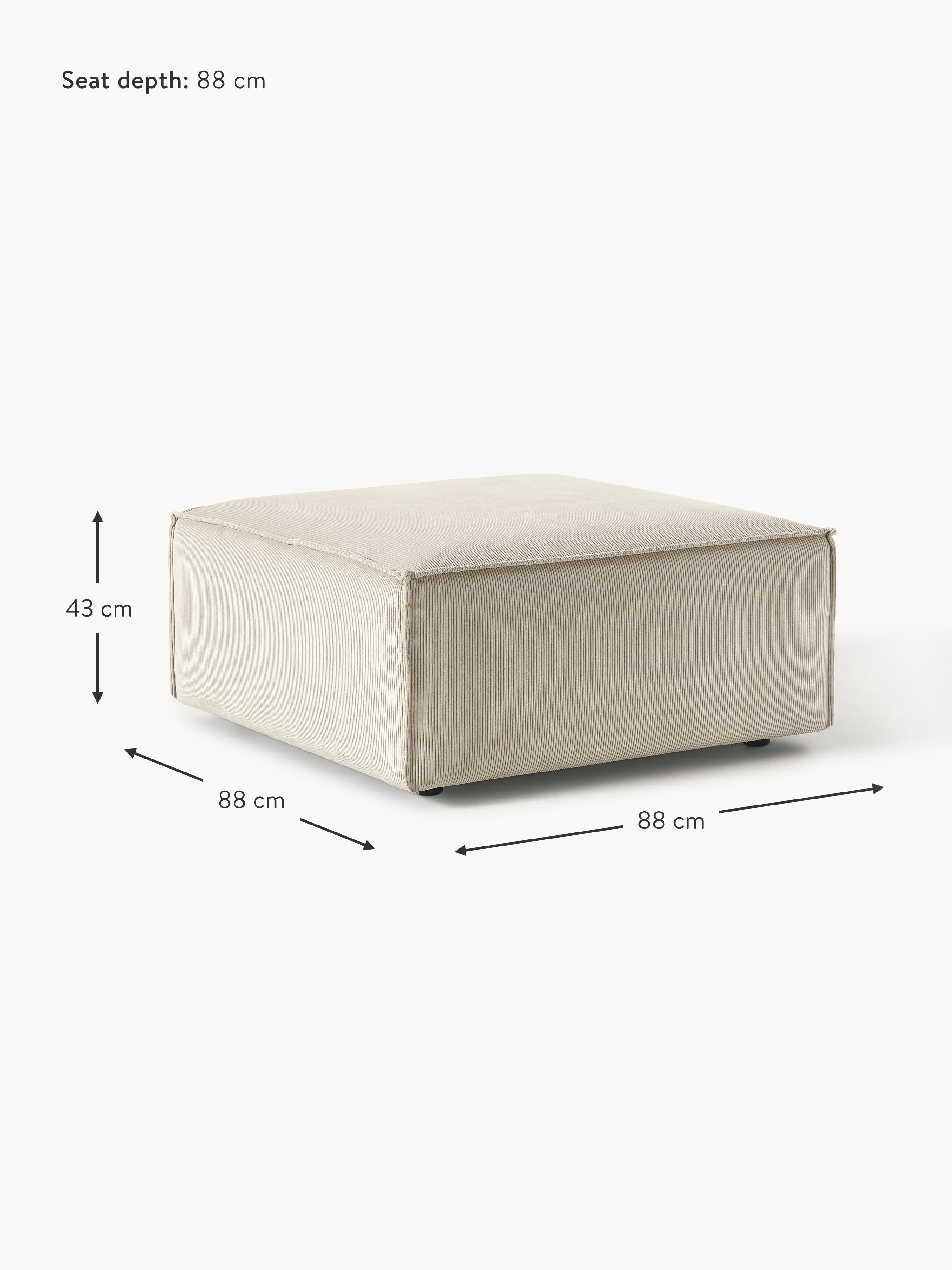 Lennon Corduroy Ottoman